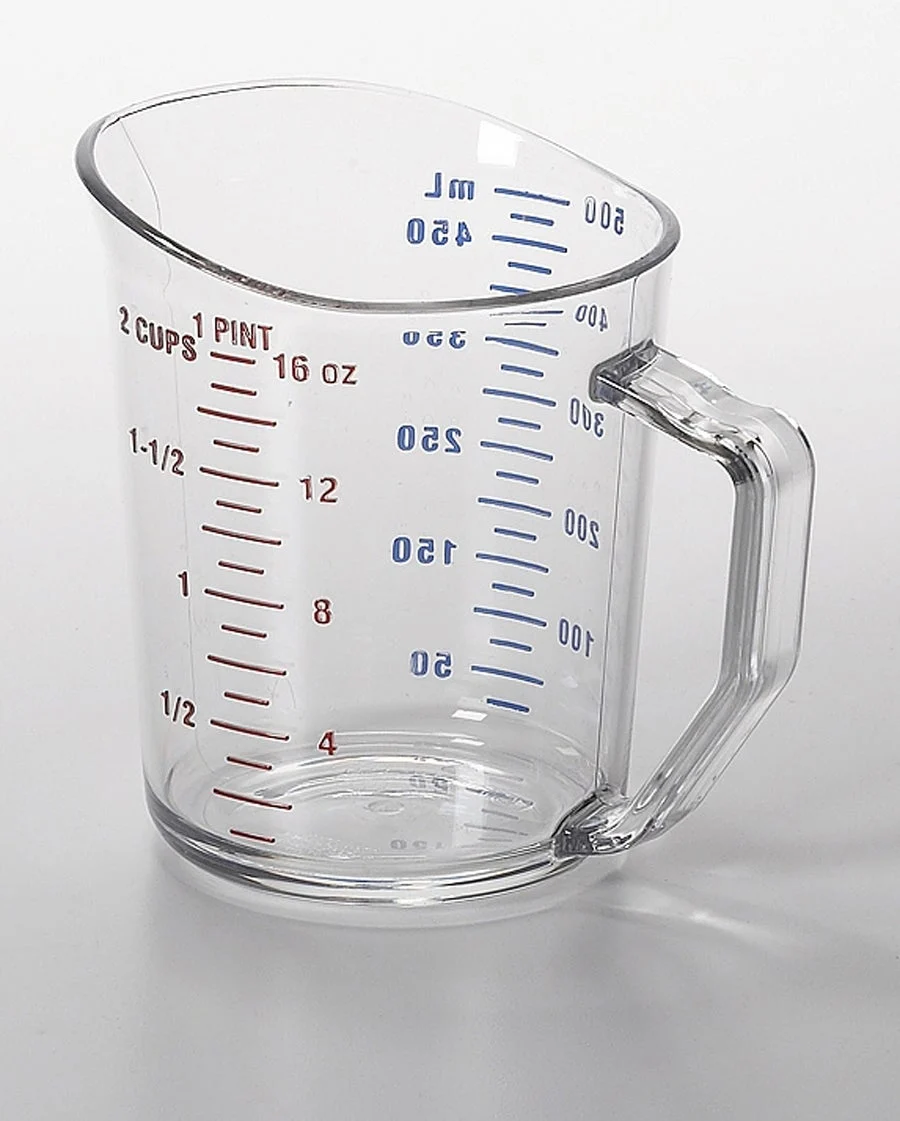 Cups, Measuring, 1 Pint, Clear,1 - 1 COUNT