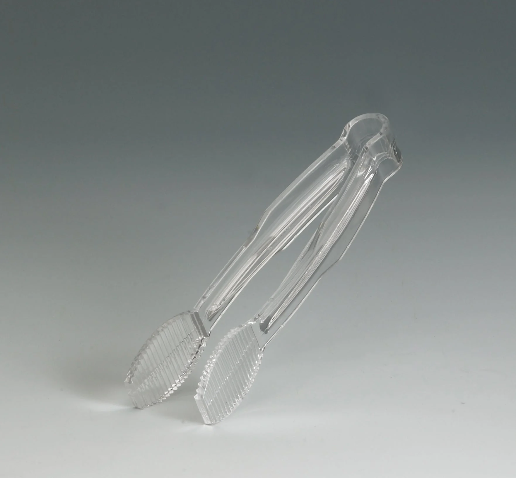 Tongs, 6 Inch, Clear, Flat Grip,1 - 1 COUNT