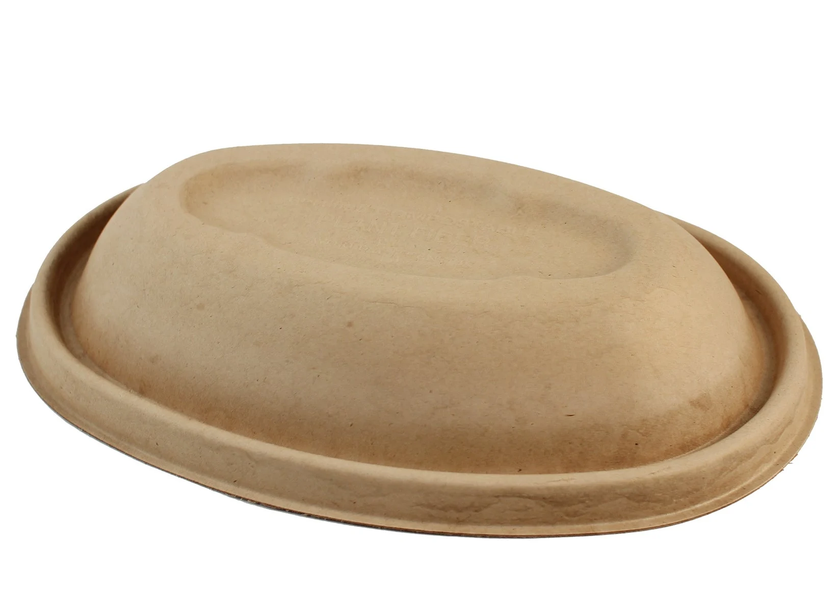 Lids, Dome, Plant Fiber, Unbleached, Oval, 32 Ounce Burrito Bowls,6 - 50 COUNT