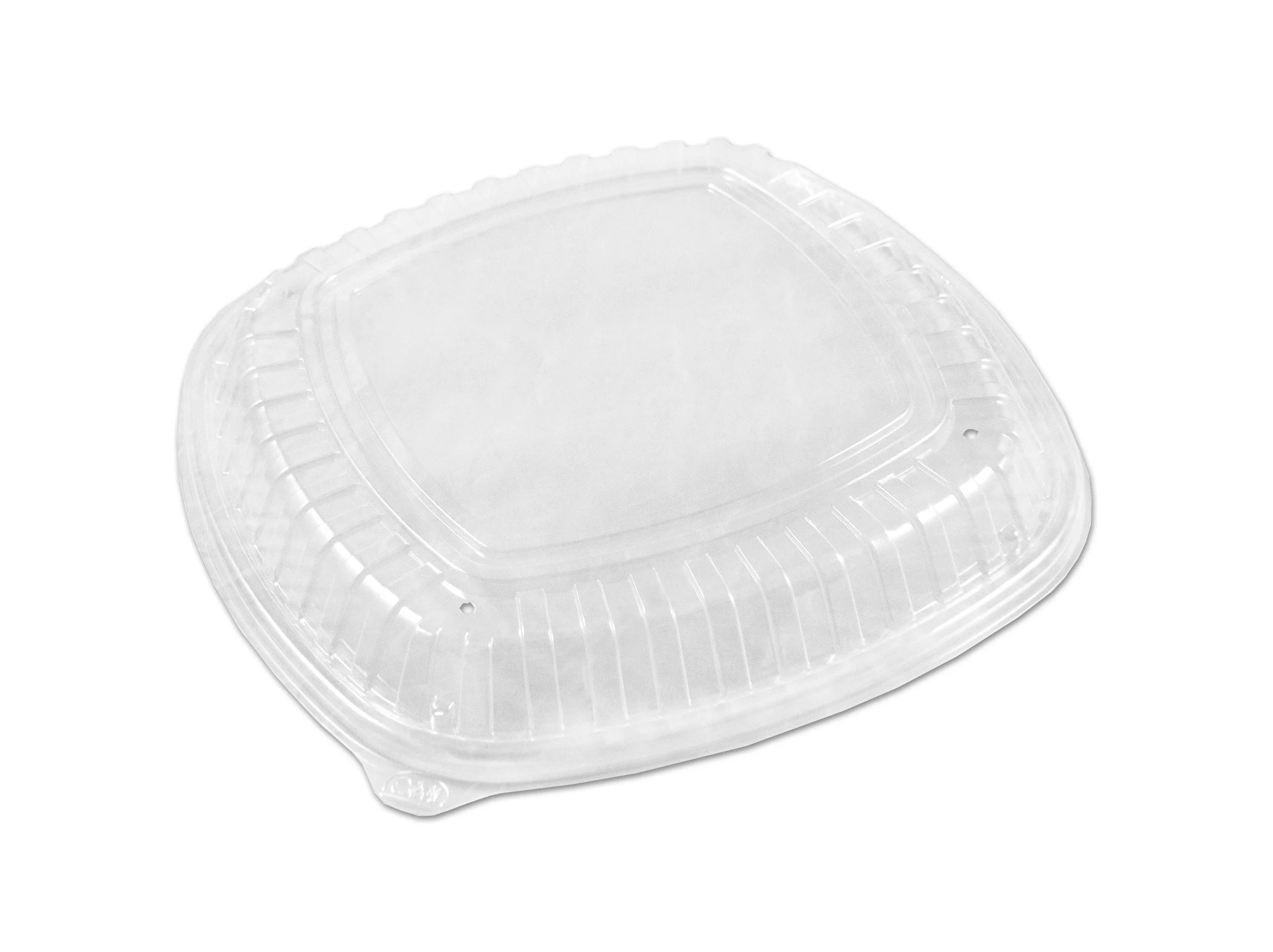 Lids, Low Dome, 12 Inch, Plastic, Clear, Vented,2 - 25 COUNT