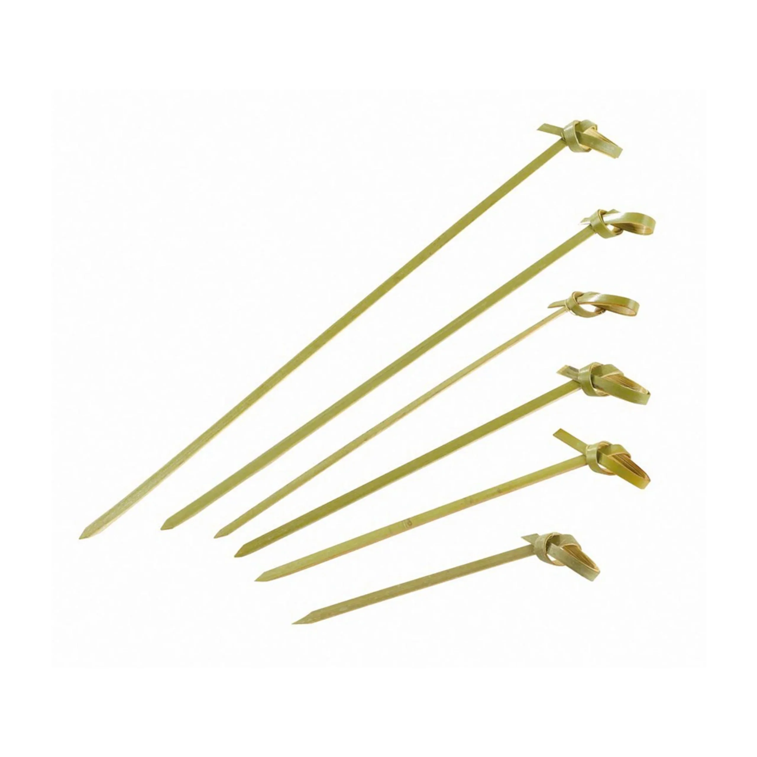 Skewers, Looped, 4.1 Inch, Bamboo, 4.1 Linear Inch,20 - 100 COUNT