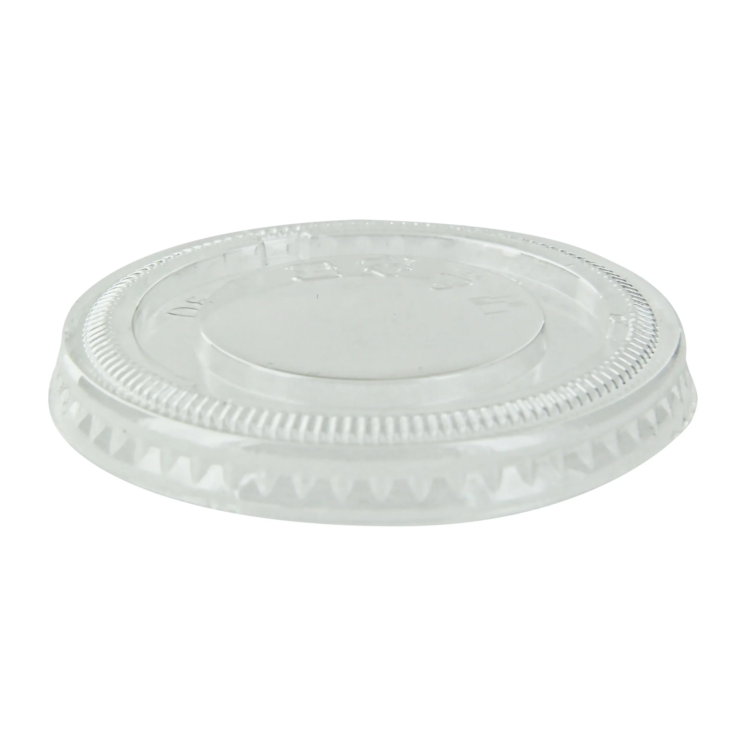 Lids, Flat, Plastic, Clear,20 - 125 COUNT
