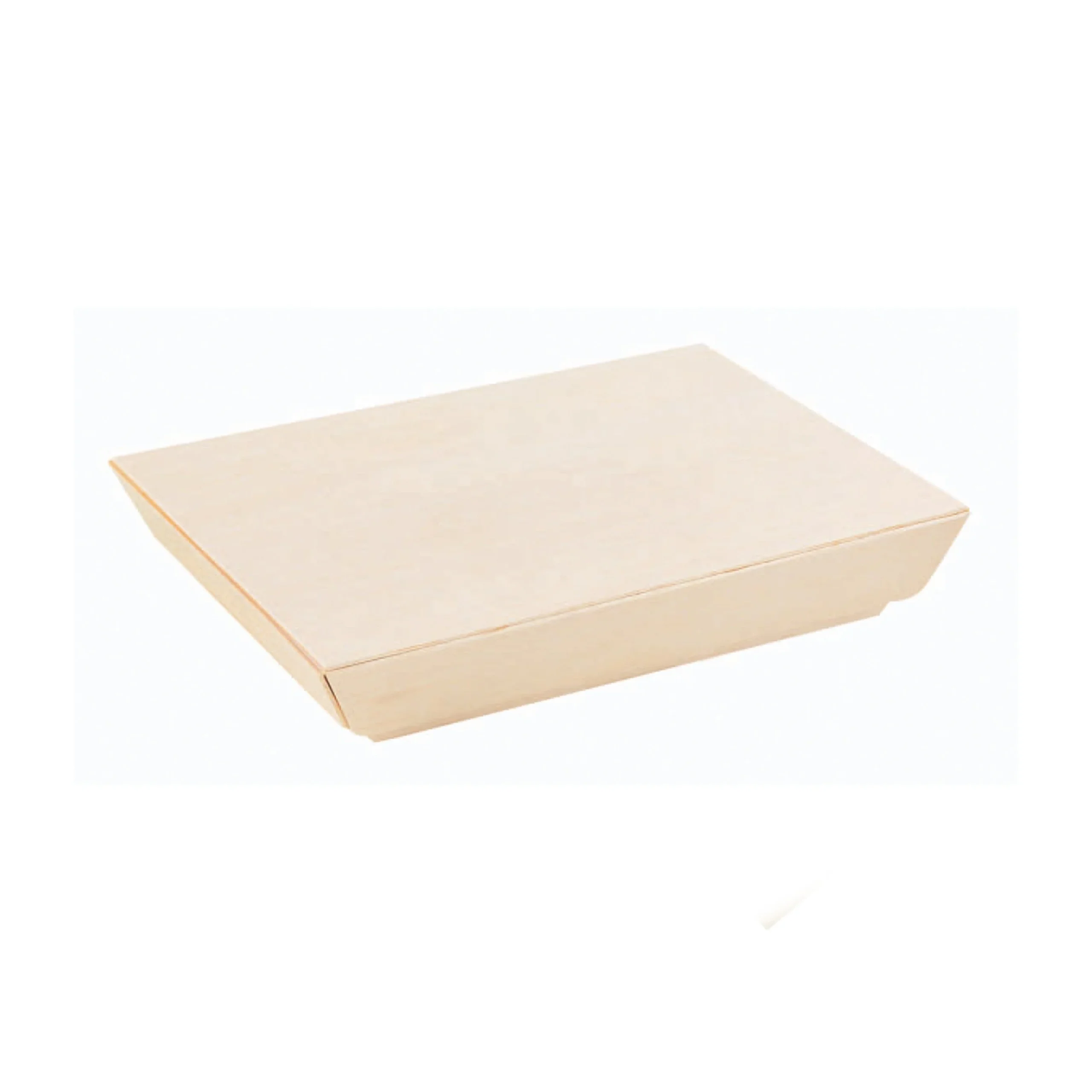 Trays, 5.1 x 7 x 1.1 Inch 16 Ounce, Wood, Natural, Rectangular, Biodegradeable, 16 Ounce,1 - 100 COUNT