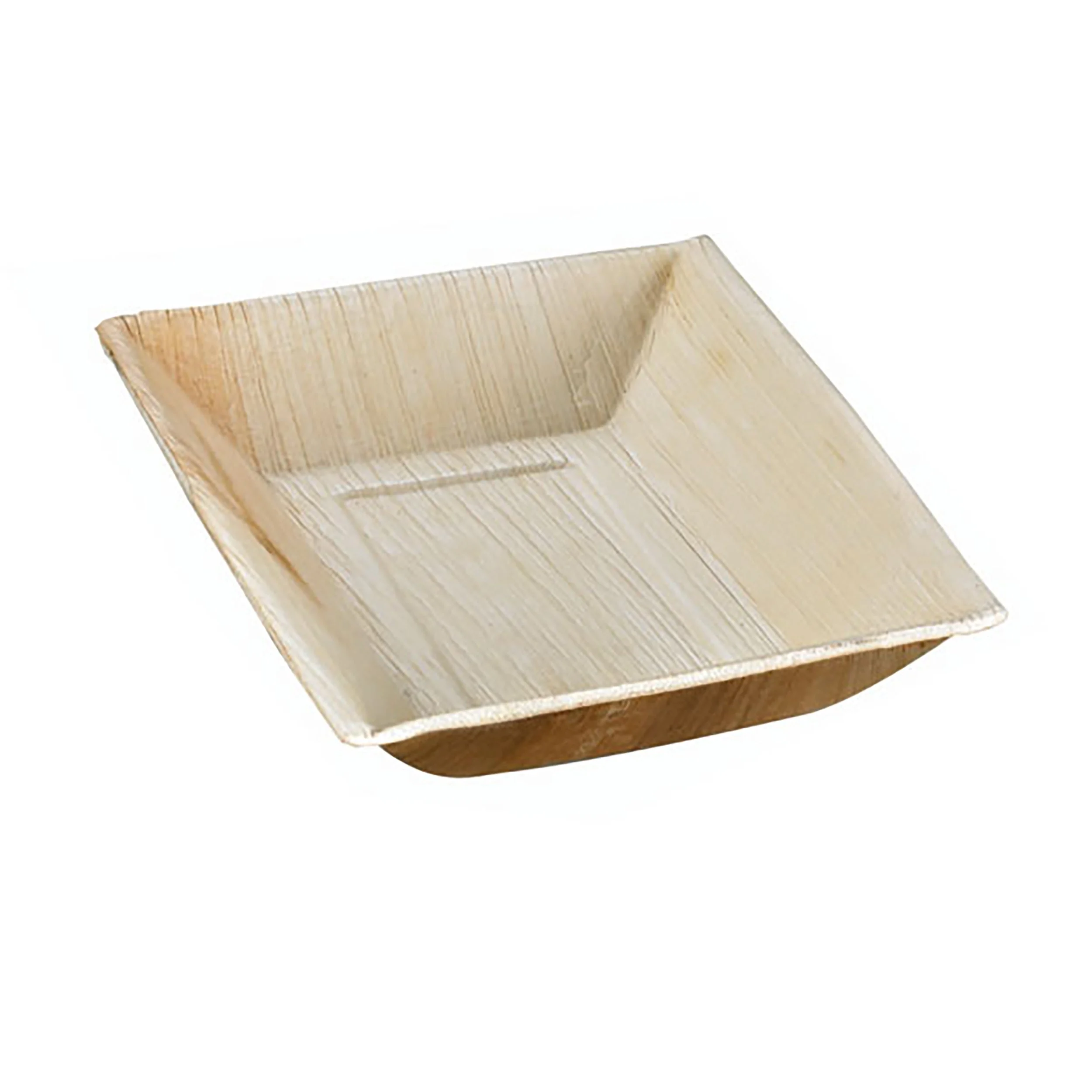 Plates, Food, 7 x 5 x 1.2 Inch, Palm Leaf, Square,4 - 25 COUNT