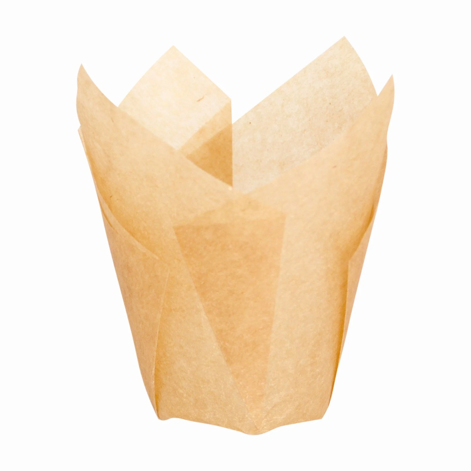 Cups, Baking, 1.25 Ounce, Paper Tulip, Golden Brown, 1.25 Ounce,10 - 100 COUNT