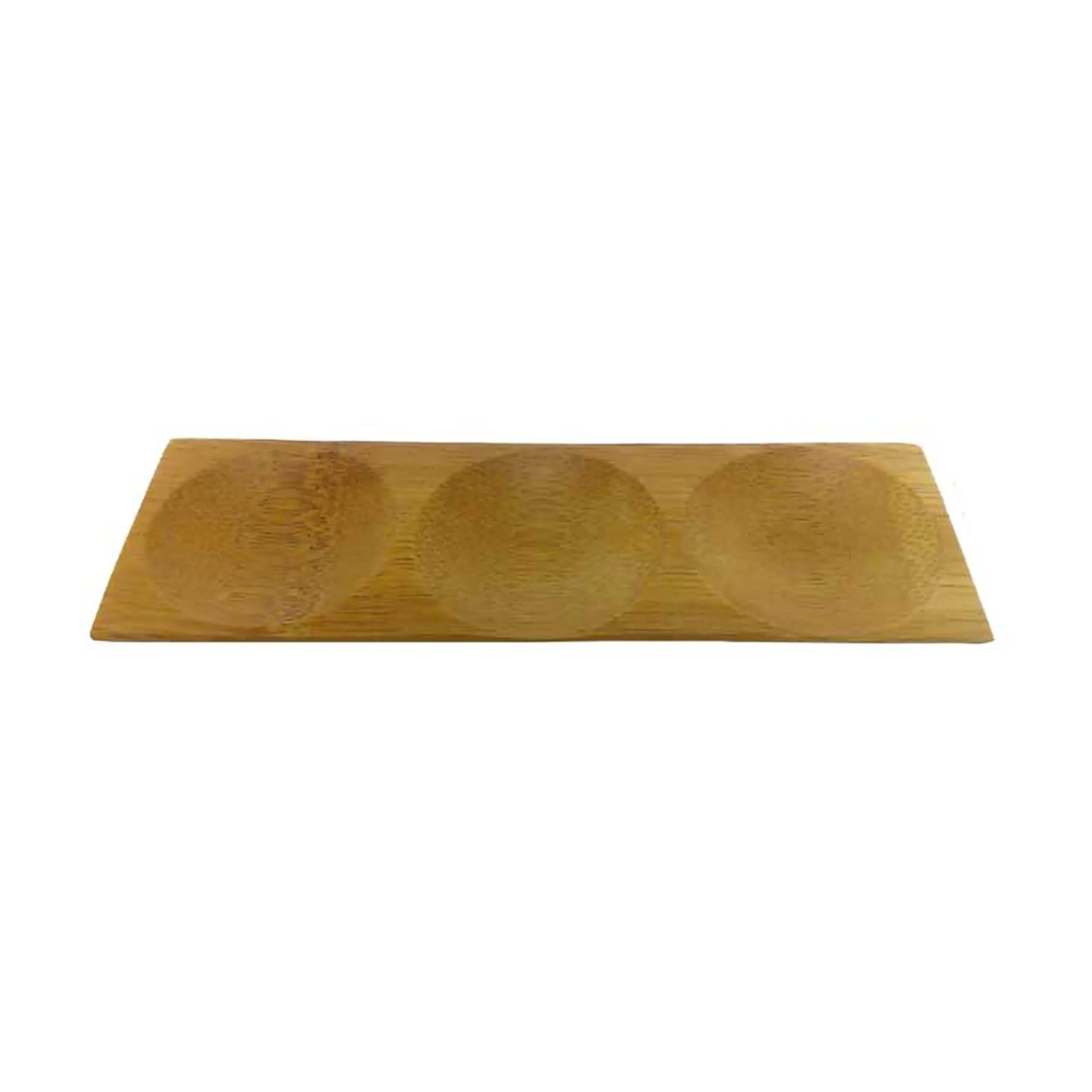 Dishes, Patong 3-Compartment, 0.25 Ounce - 7.1 x 2.4 x 0.4 Inch, Bamboo, Natural, Biodegradable,8 - 12 COUNT