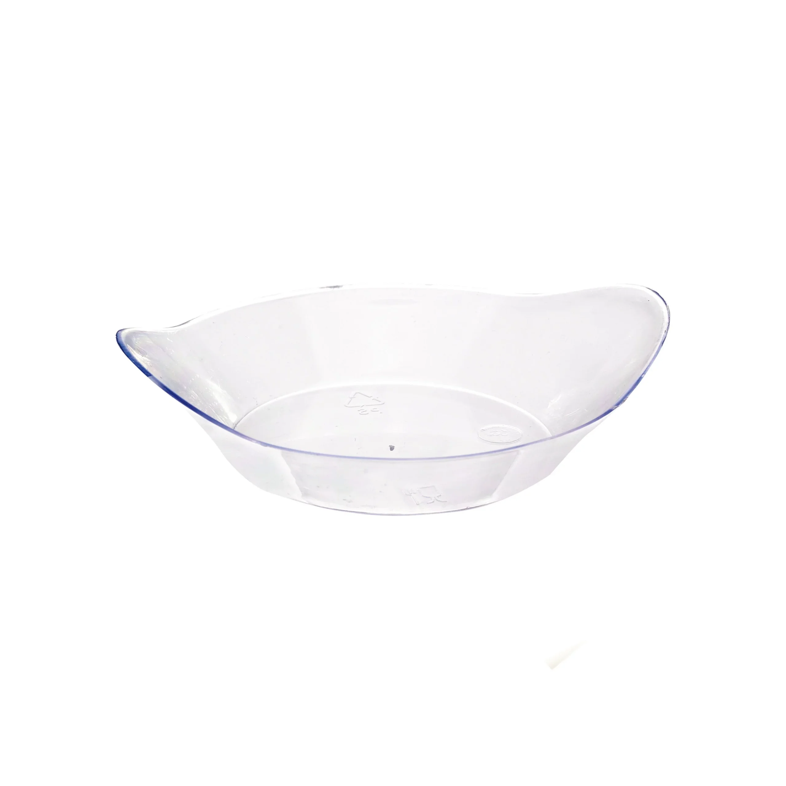 Dish, 2 Ounce, Plastic, Transparent, Oval, Recyclable, 2 Ounce,20 - 30 COUNT