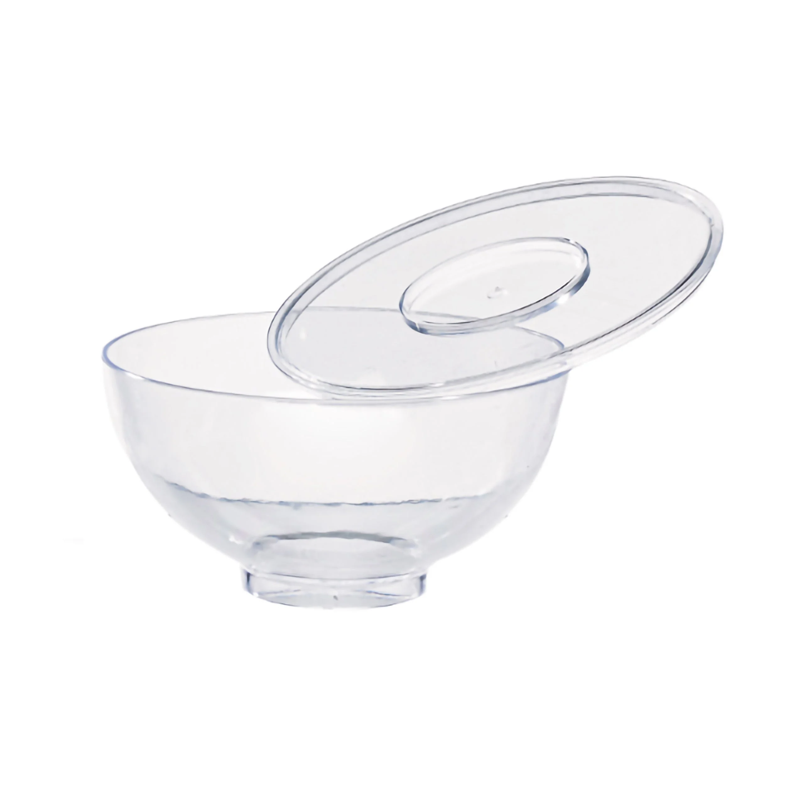 Lids, Flat, Plastic, Clear,20 - 12 COUNT