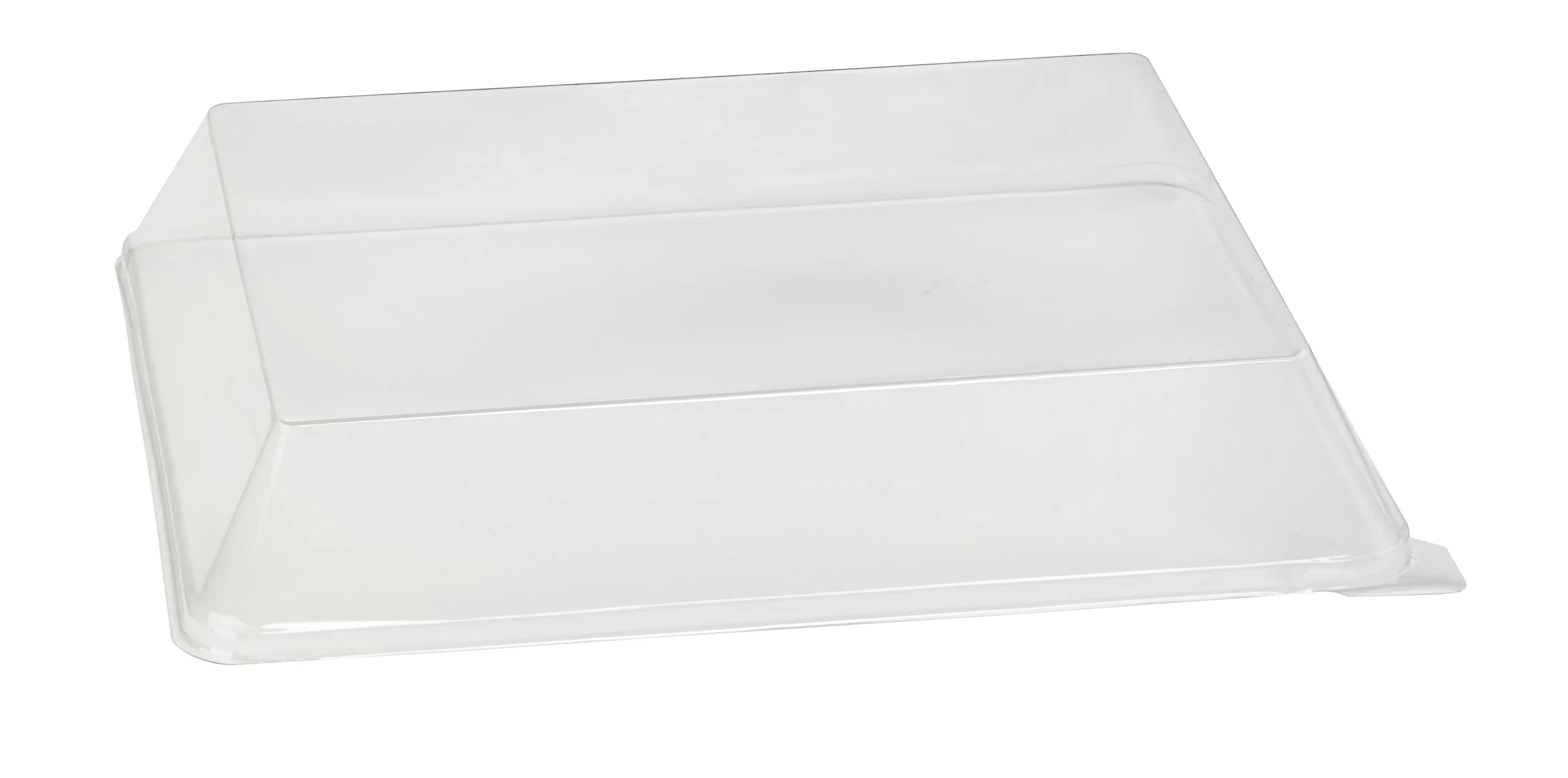 Lids, Low Dome, Plastic, Clear,20 - 10 COUNT