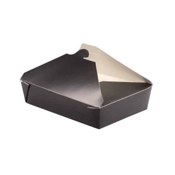 Boxes, 22 Ounce, Black, Rectangular, 7.75 x 5.5 x 2 Inch,8 - 25 COUNT