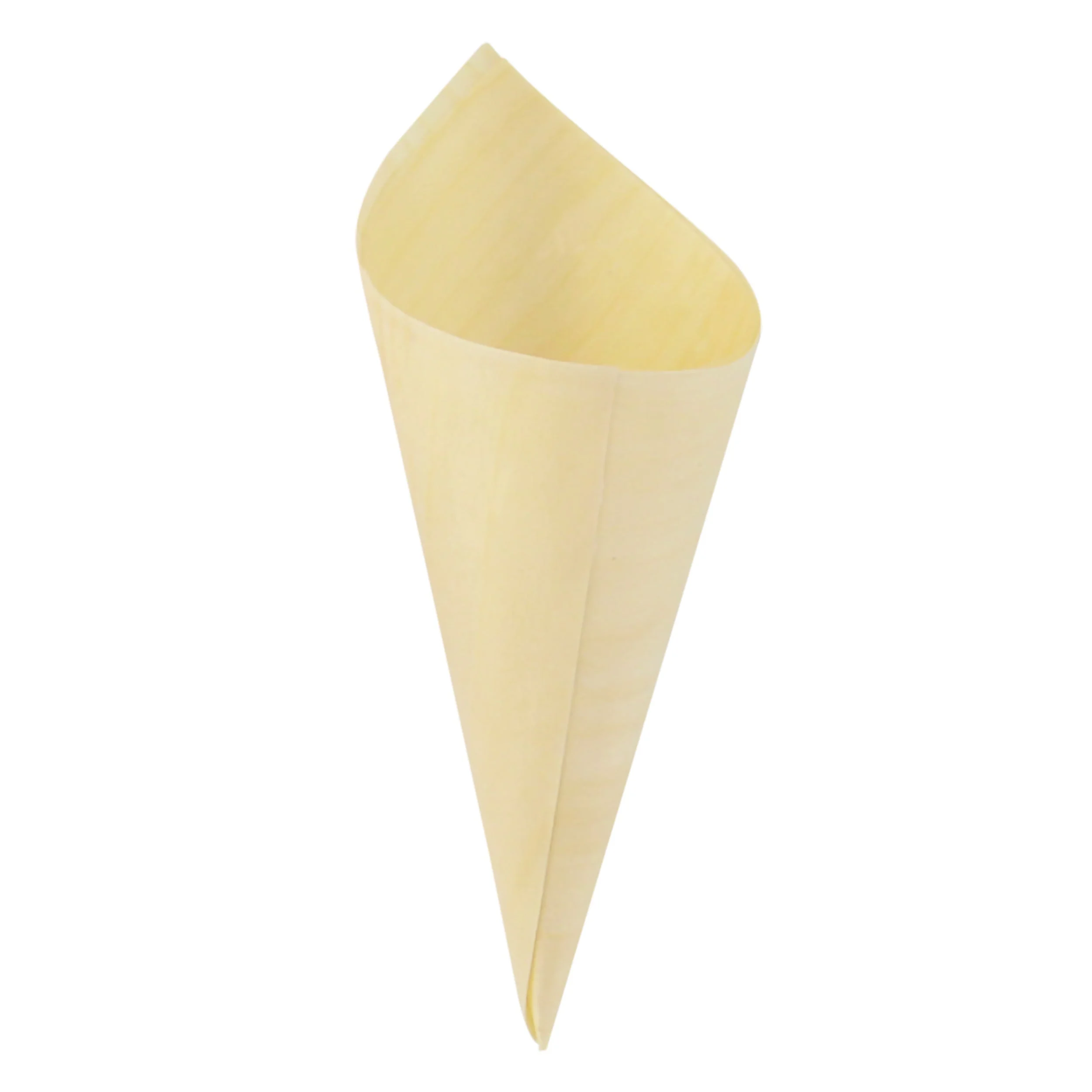 Cones, Mini, 1.5 Ounce, Wooden, Natural,10 - 100 COUNT