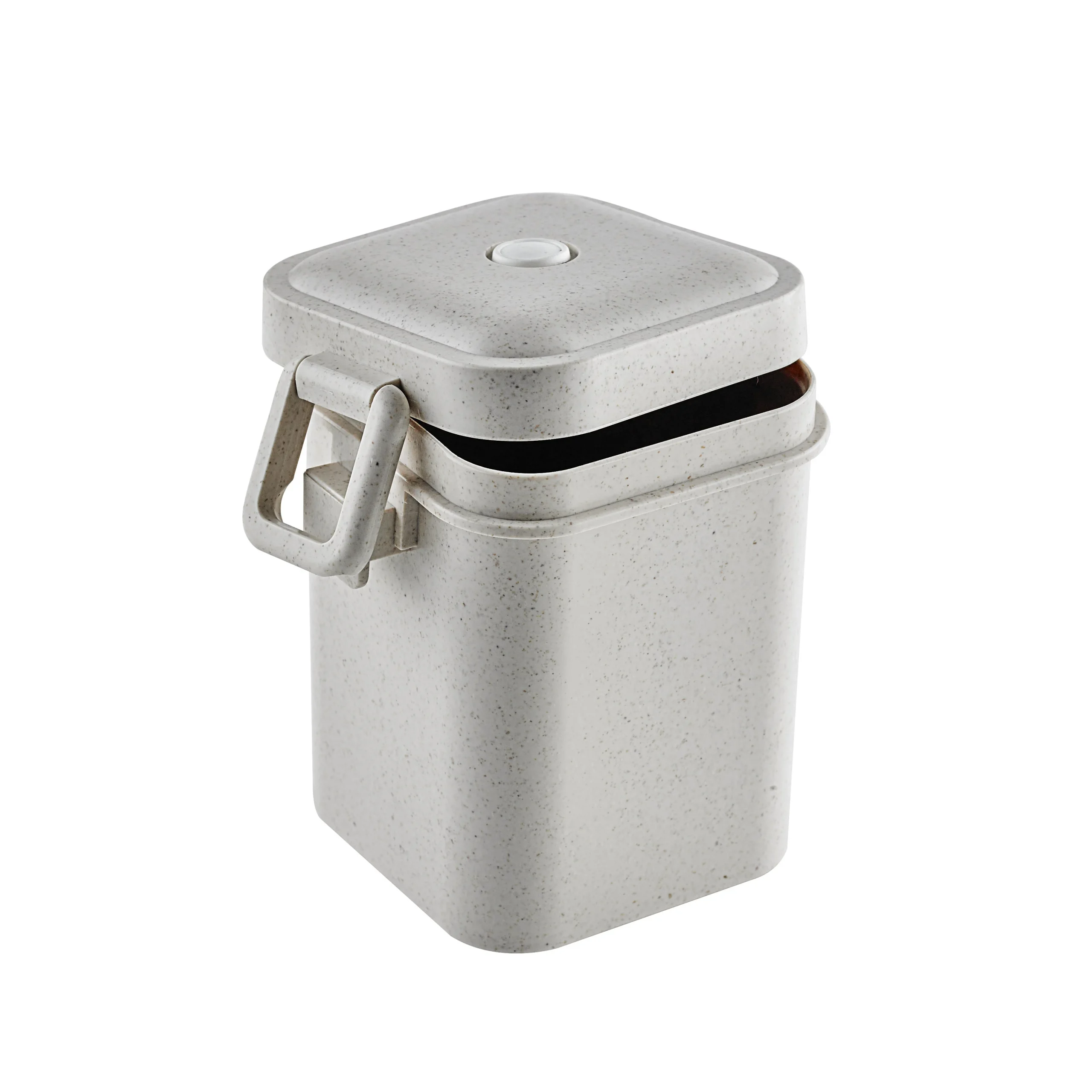 Container, Soup, Huskly, 20 Ounce, Beige, Husk Composite, with Lid, Reusable,25 - 1 EACH