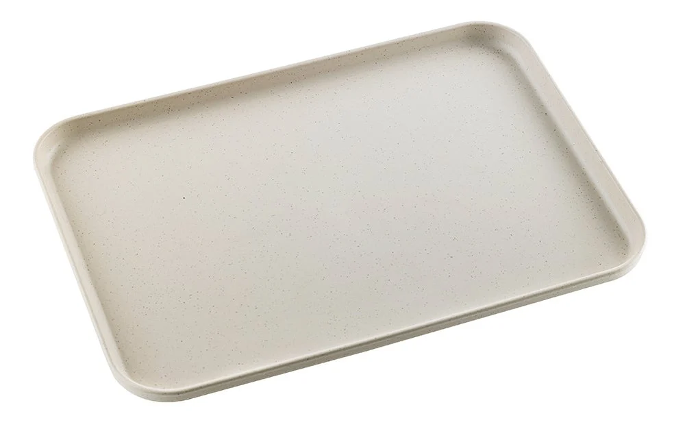 Trays, Huskly 12.2 x 8.7 Inch, Beige, Husk Composite,30 - 1 EACH