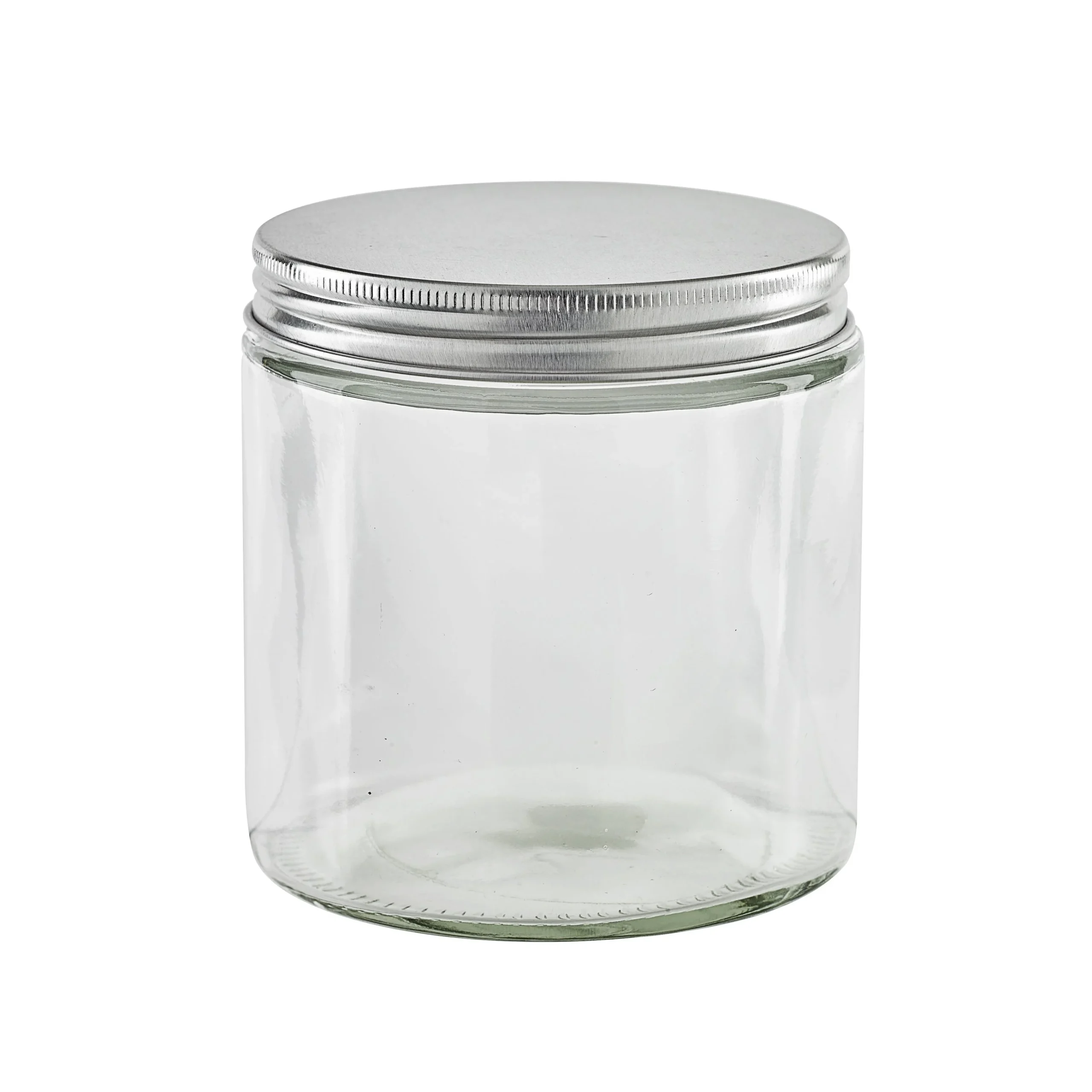 Jars, 17 Ounce, Round, Glass, with Cap,40 - 1 EACH