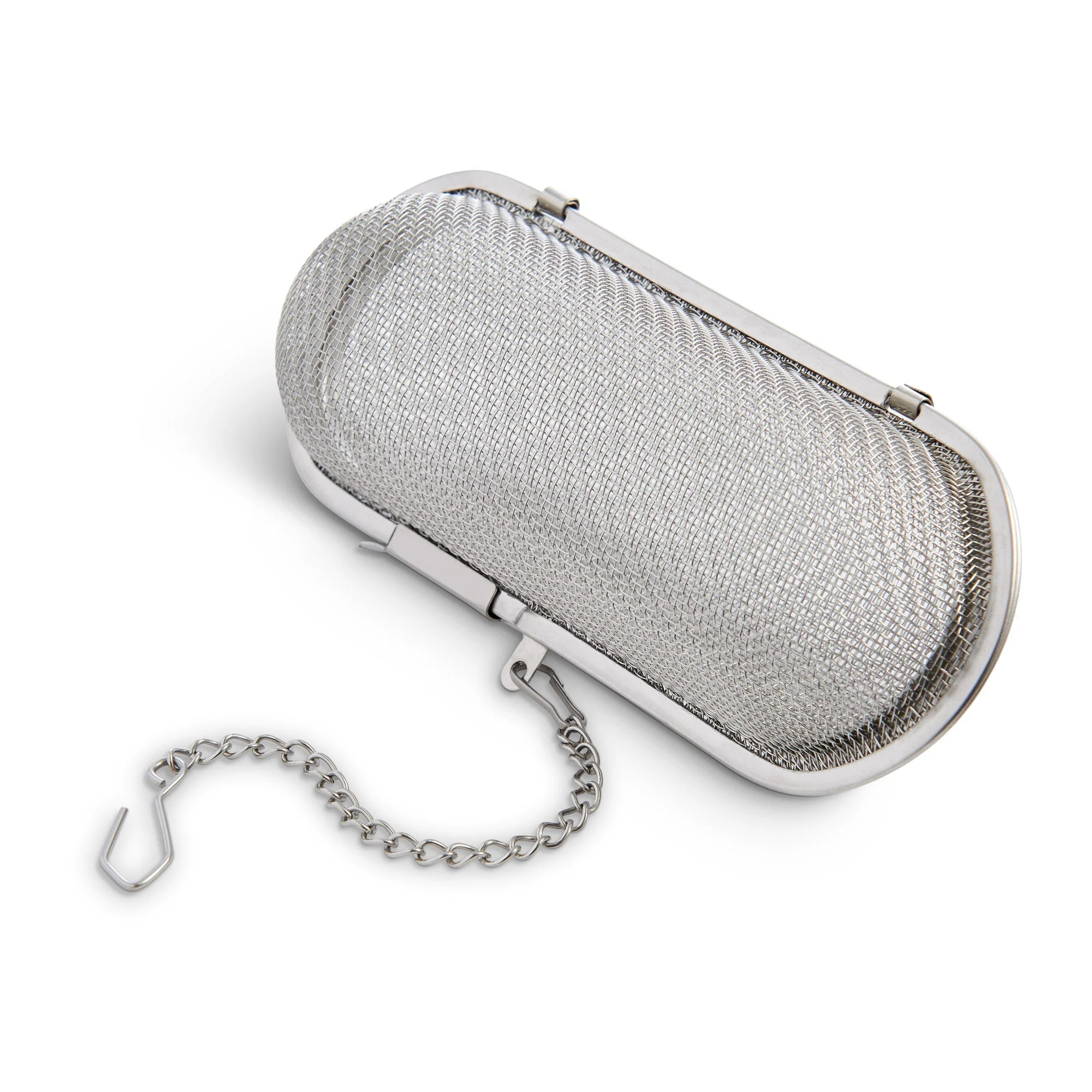 Infusers, Herb, 4.33 x 1.75 Inch, Stainless Steel Mesh, Oval, Reusable,6 - 1 EACH