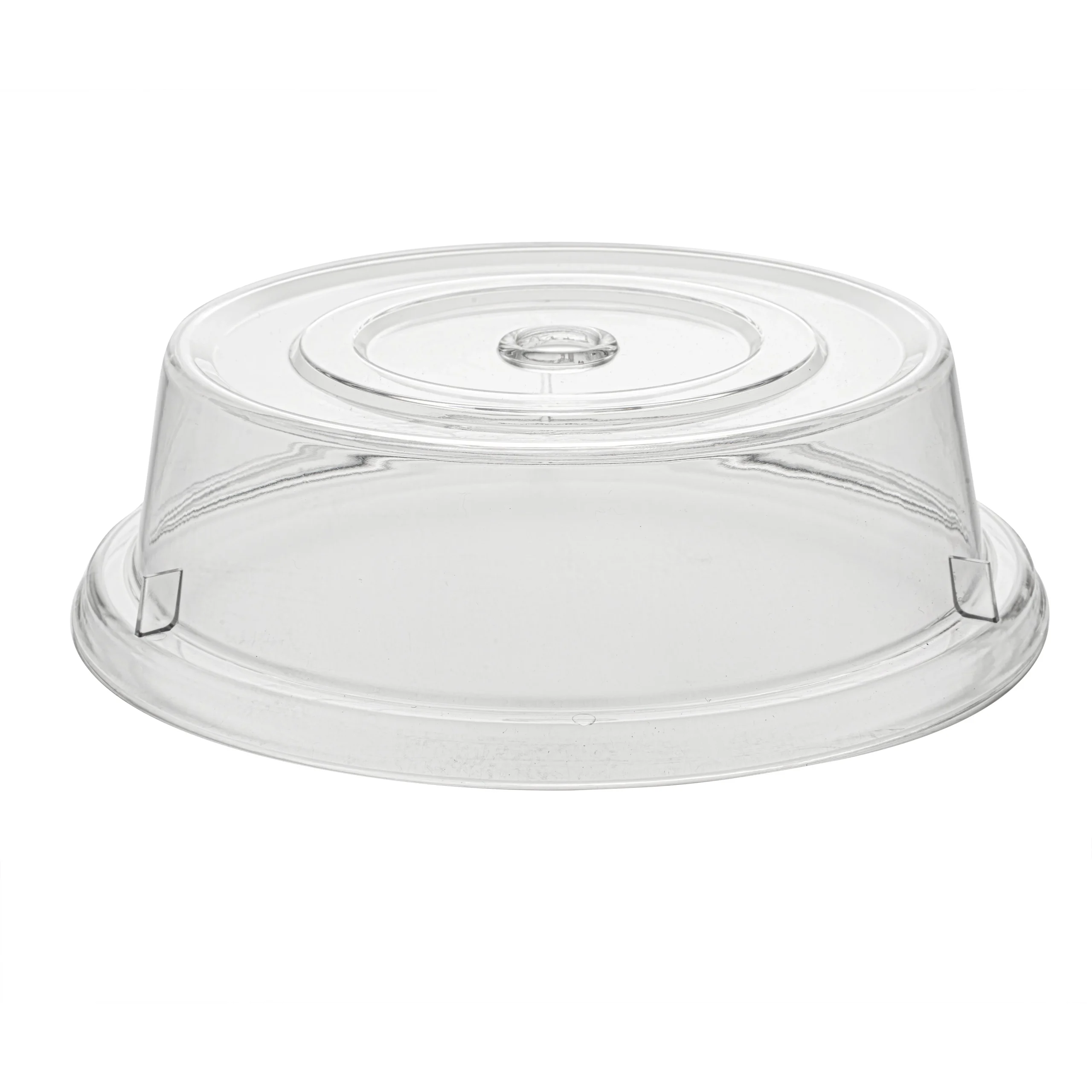 Lid, Dome Plate, 9.5 Inch, Clear, Polycarbonate,1 - 1 EACH