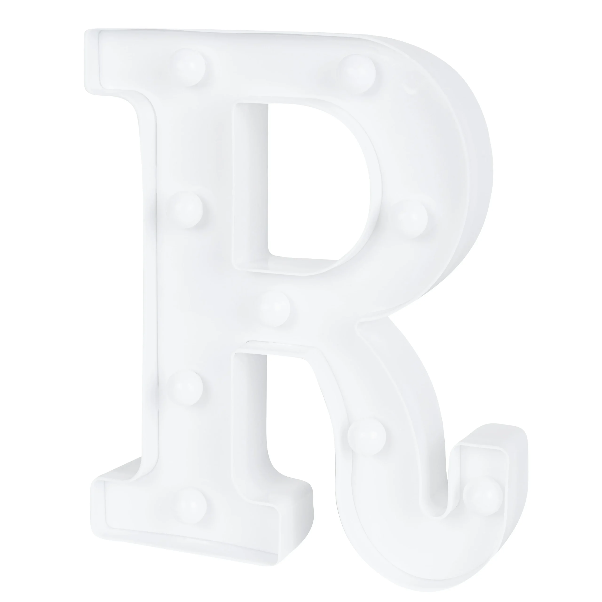 Sign, LED Marquee, 8.75 Inch, Letter R, White,1 - 1 EACH