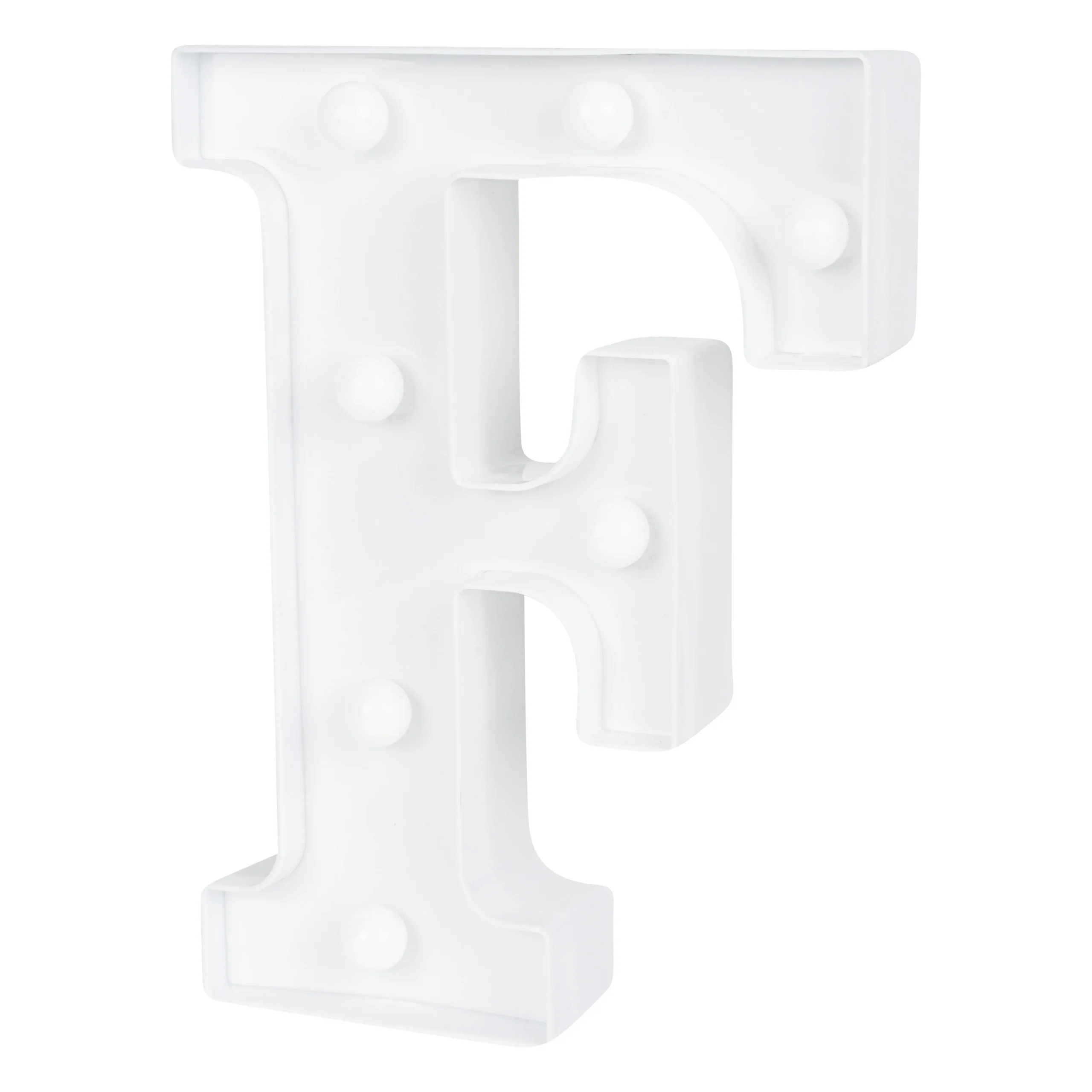 Sign, LED Marquee, 8.75 Inch, Letter F, White,1 - 1 EACH