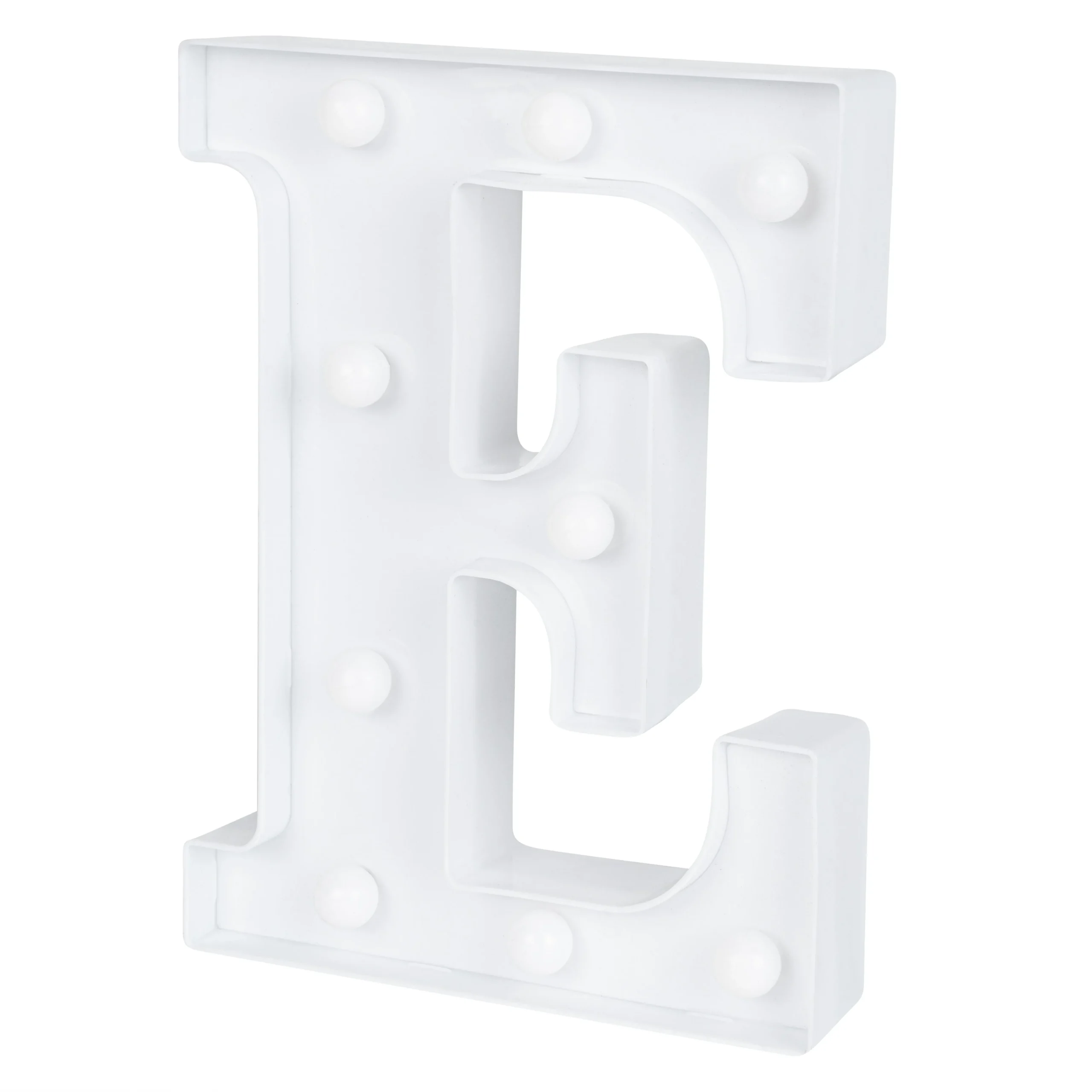 Sign, LED Marquee, 8.75 Inch, Letter E, White,1 - 1 EACH