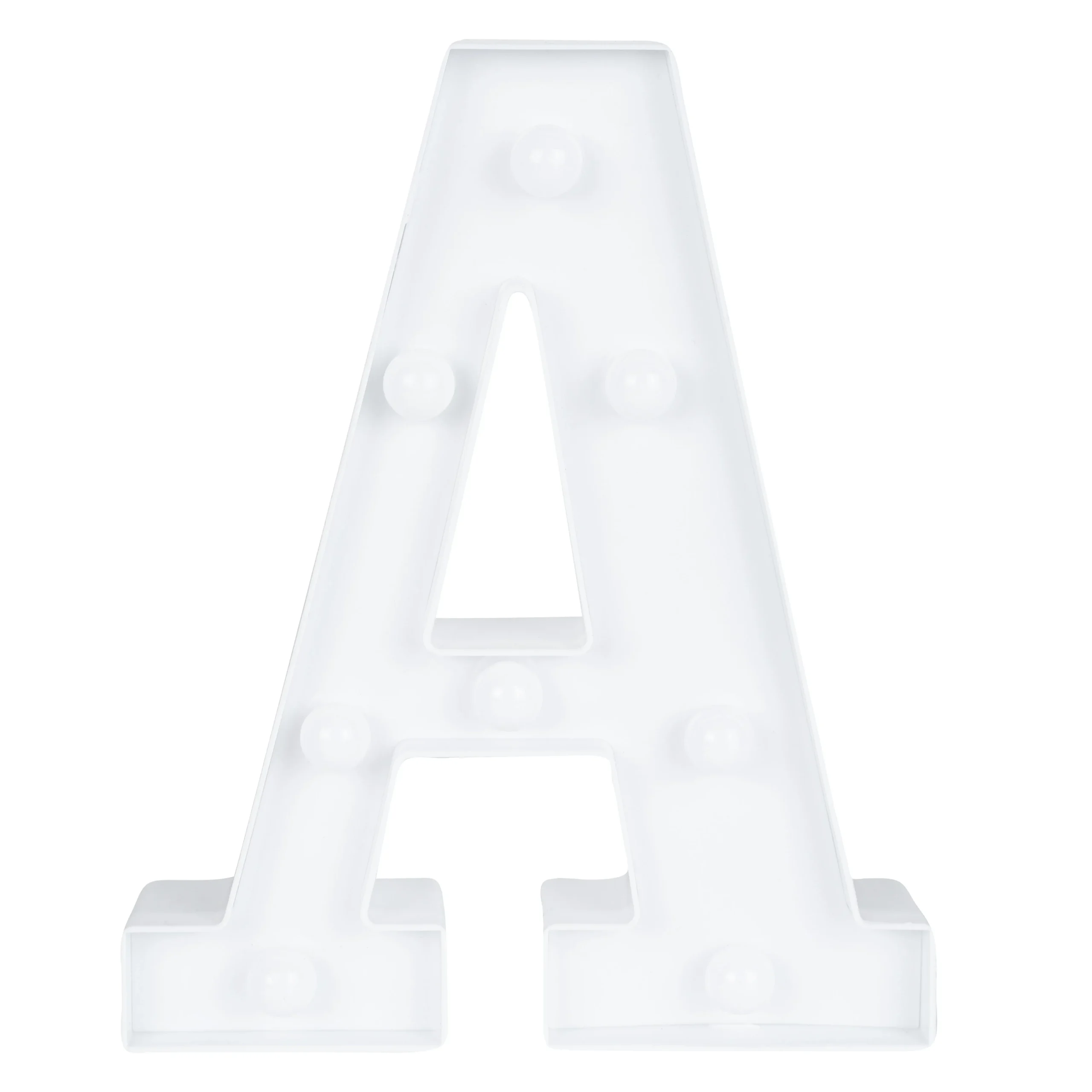 Sign, LED Marquee, 8.75 Inch, Letter A, White,1 - 1 EACH