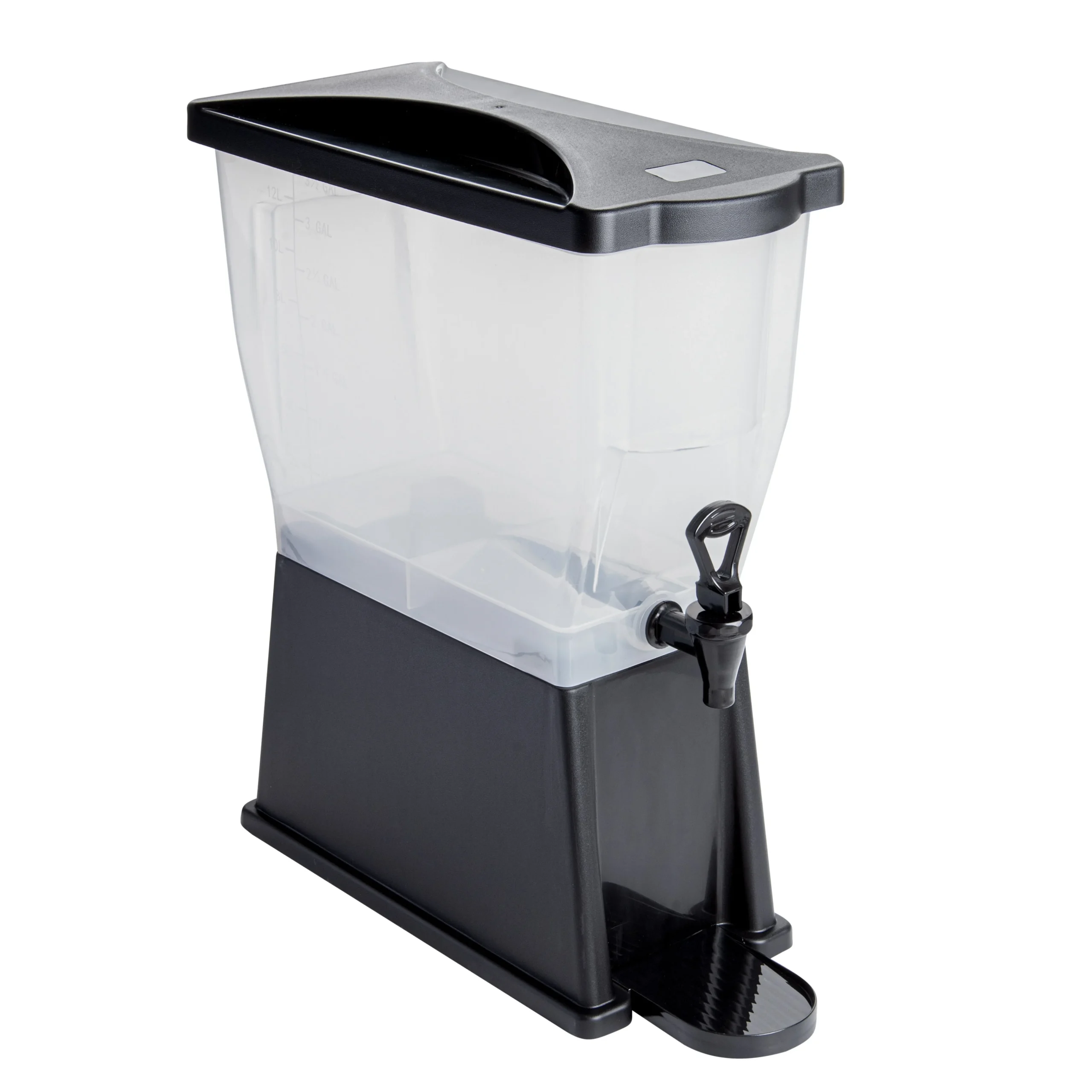 Dispenser, Beverage, 3 Gallon, Black,1 - 1 EACH