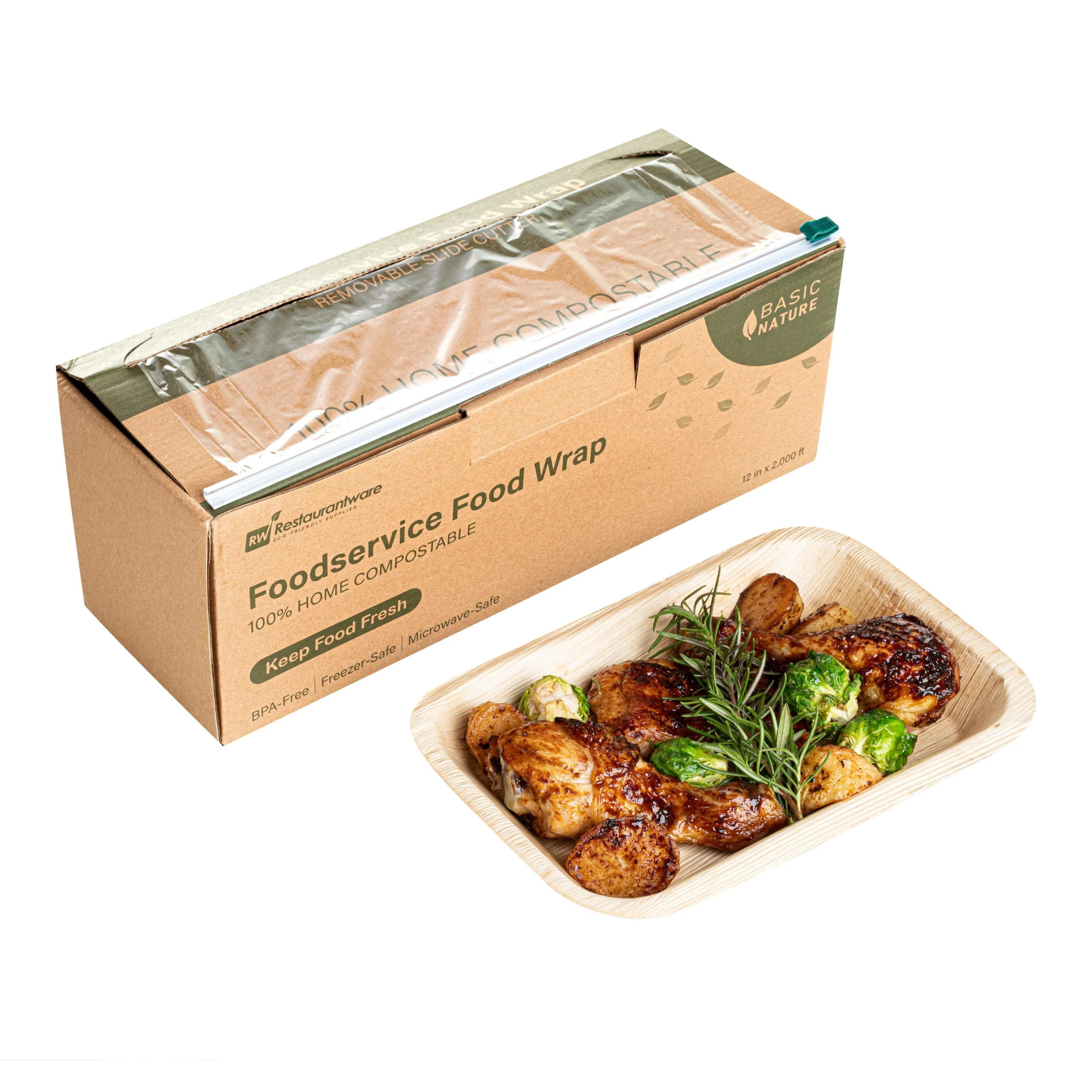 Film Roll, Cling Wrap, 12 Inch, BPA Free, Compostable, Microwave Safe,1 - 1 EACH
