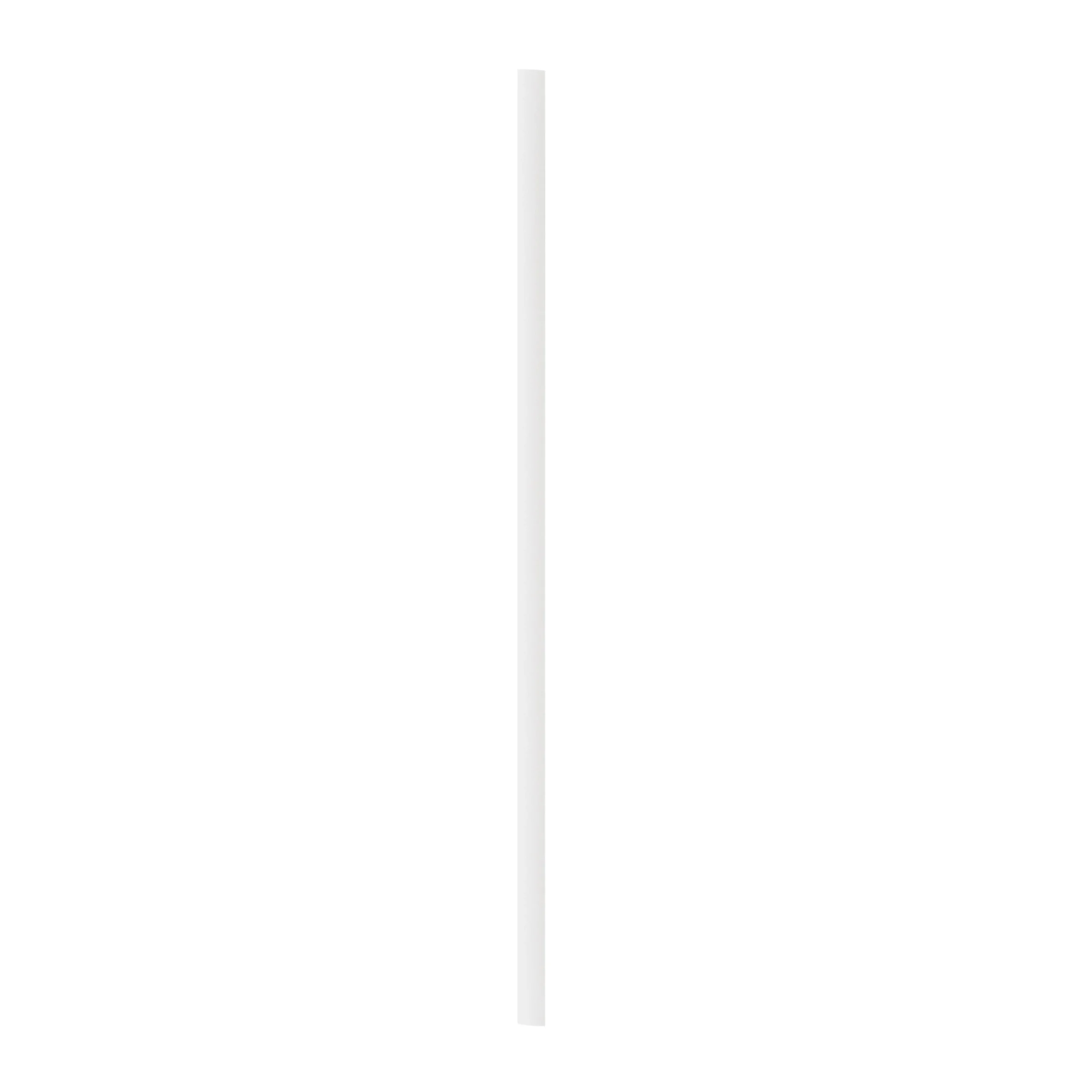Straws, Basic Nature 8.25 Inch, Plastic, White, Wrapped, PLA & PBAT,100 - 1 EACH
