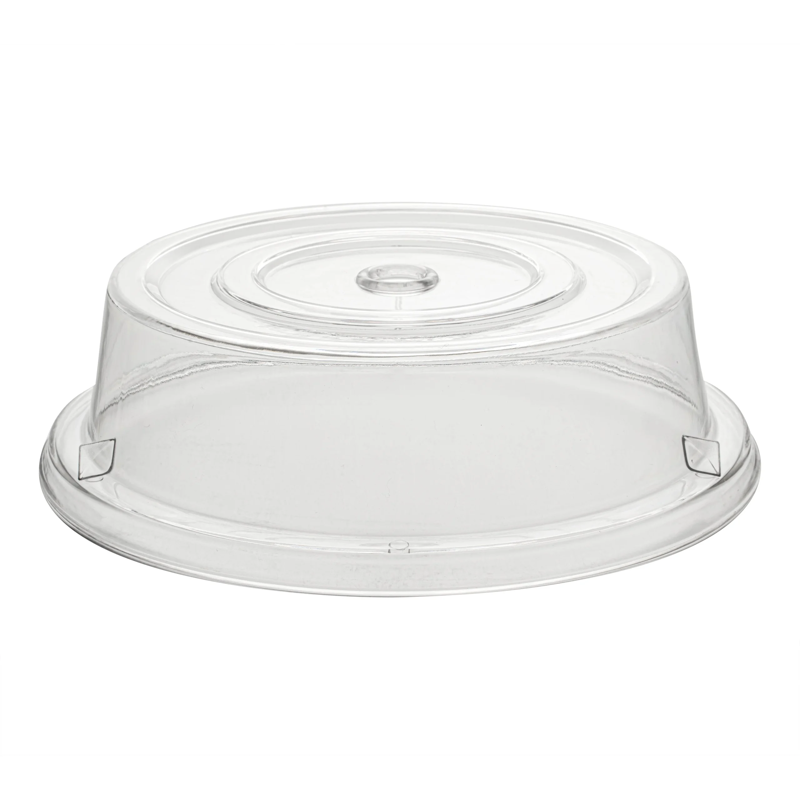 Lids, Dome Plate, 10.25 Inch, Clear, Polycarbonate,10 - 1 EACH
