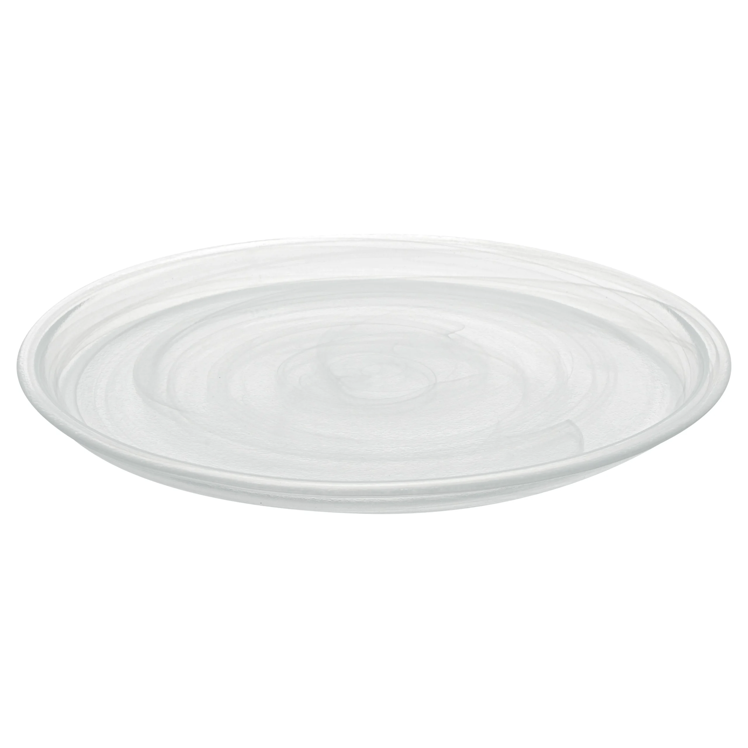 Plates, Vetri 11 x 11 x 0.75 Inch, Glass Solar, White, Round,6 - 1 EACH