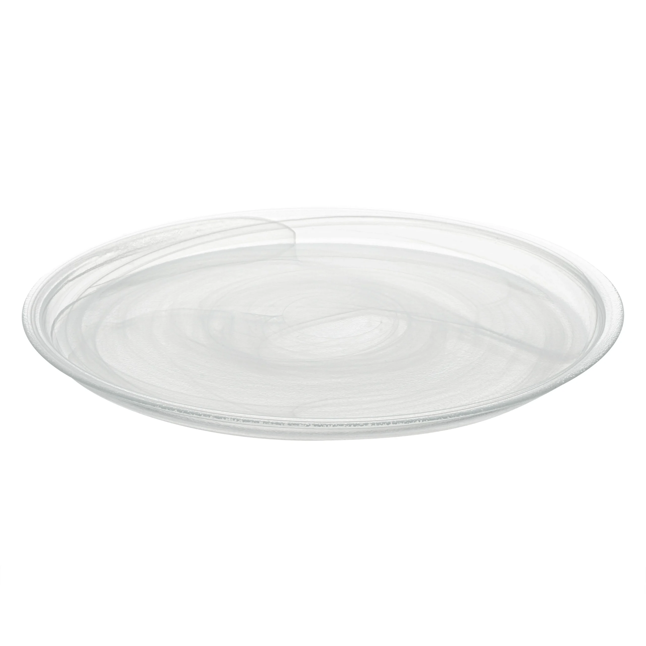 Plates, Vetri 13 x 13 x 0.75 Inch, Glass Solar, White, Round,6 - 1 EACH