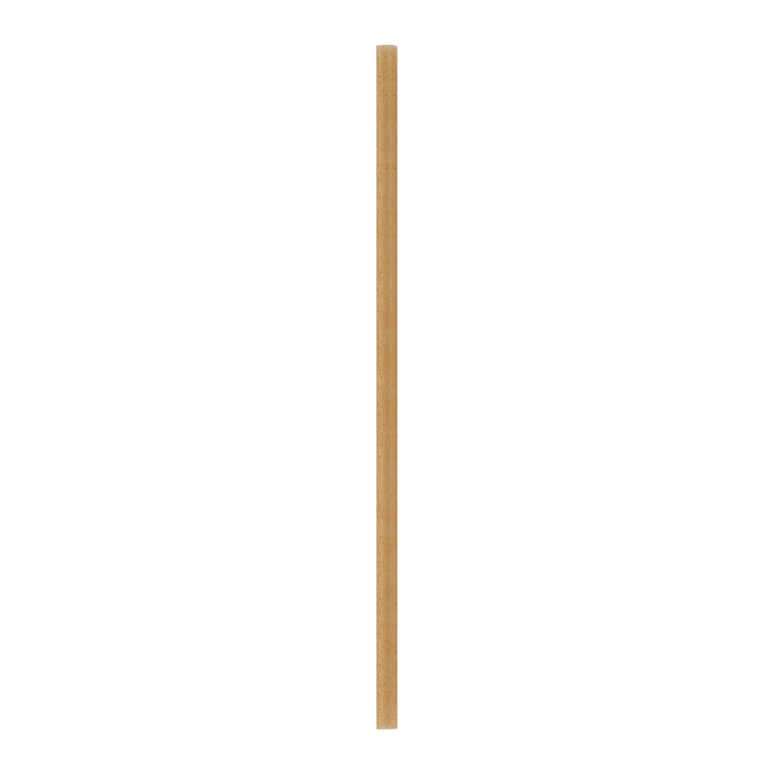 Straws, Basic Nature 8.25 Inch, Plastic & Sugarcane, Brown, Wrapped, PLA,2000 - 1 EACH