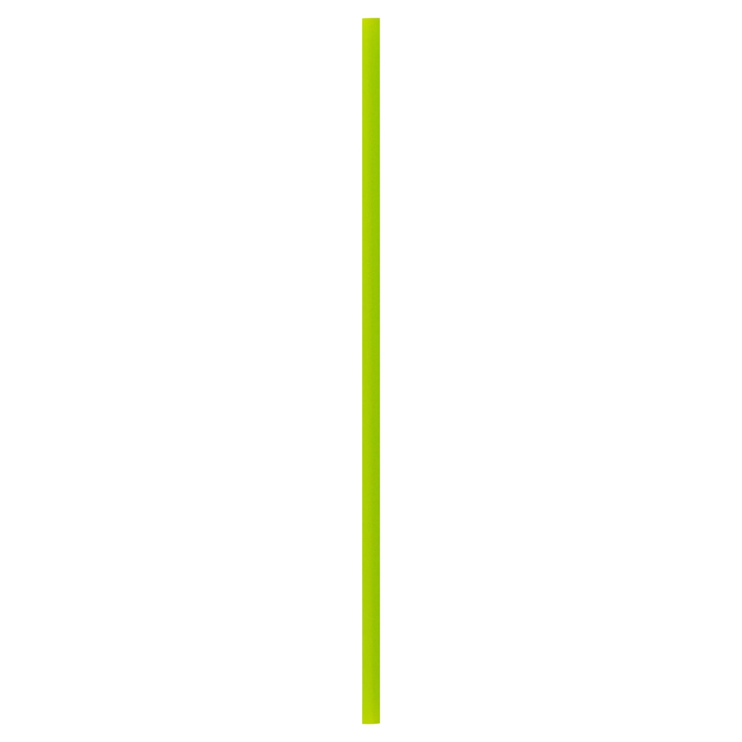 Straws, Basic Nature 8.25 Inch, Plastic, Green, Wrapped, PLA & PBAT,2000 - 1 EACH