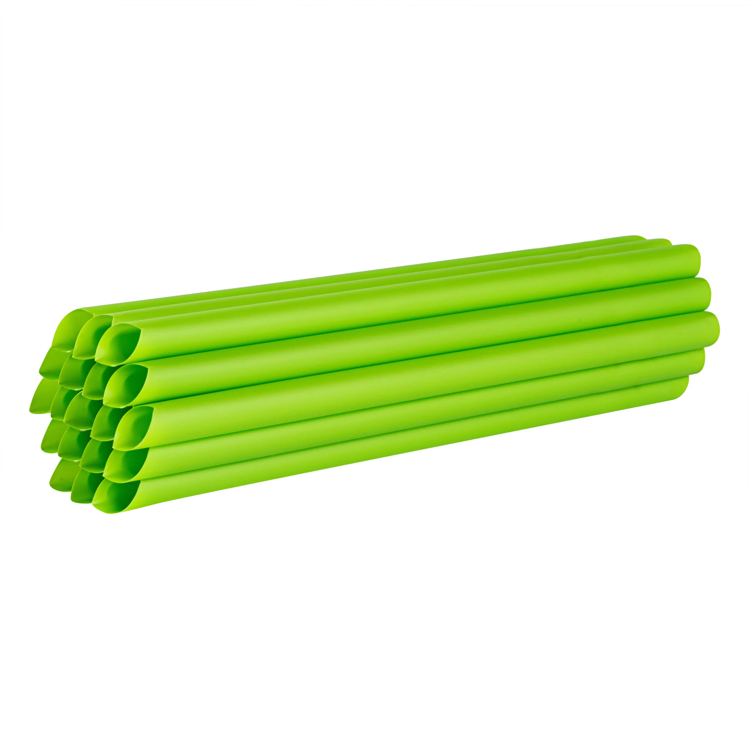 Straws, Boba, Basic Nature 9 Inch, Plastic, Green, PLA & PBAT,2000 - 1 EACH