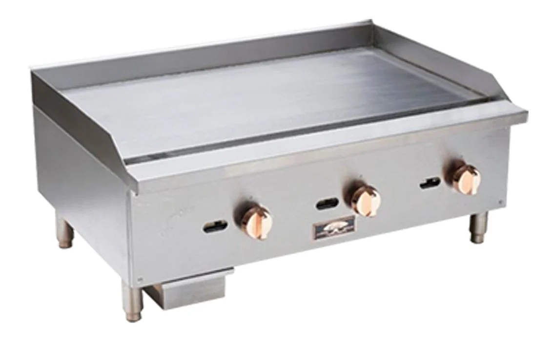 Griddle, Countertop, 24 Inch, Natural Gas, Manual Control,1 - 1 EACH
