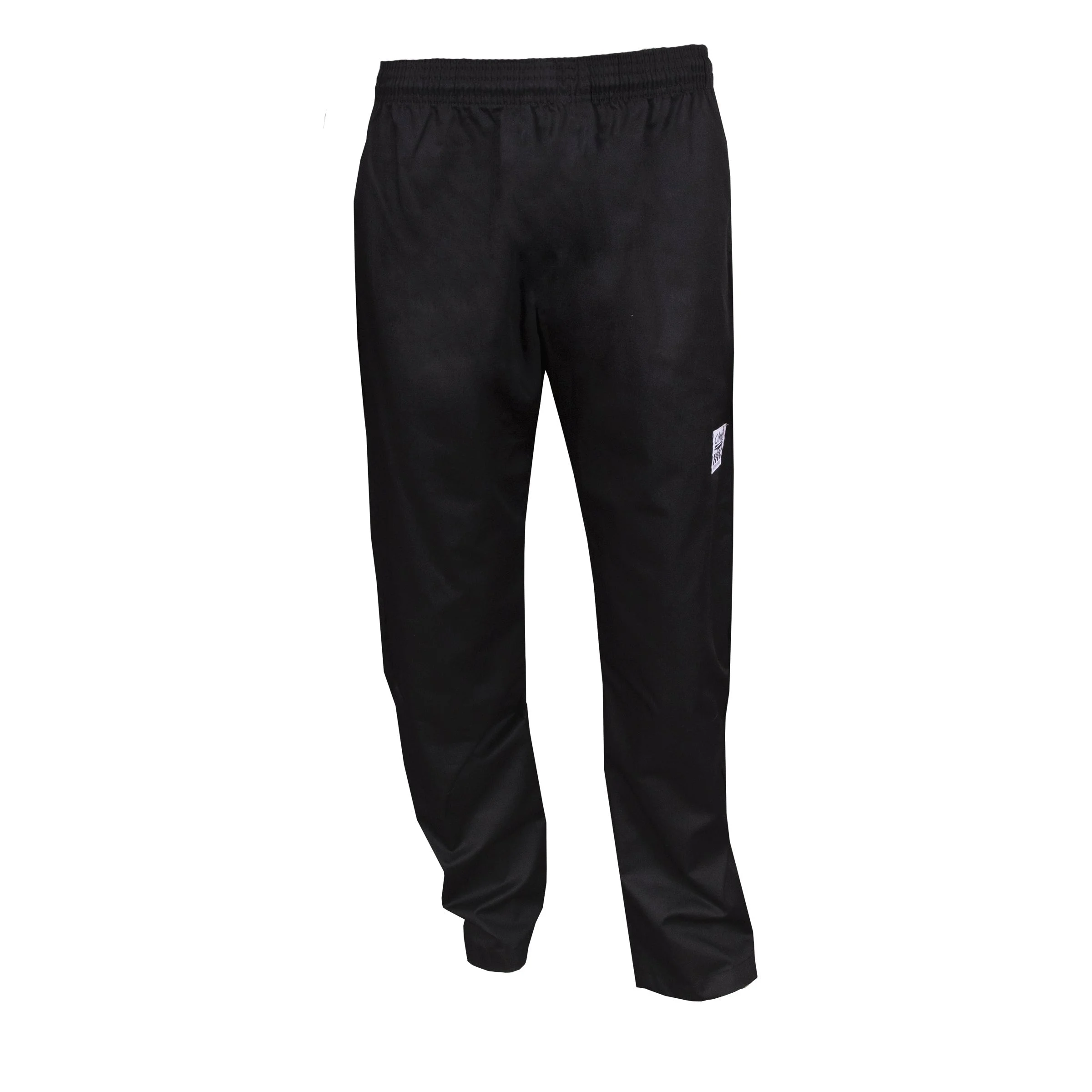 Pants, Chef, Black, Large, Poly/Cotton Blend, Baggy,1 - 1 EACH