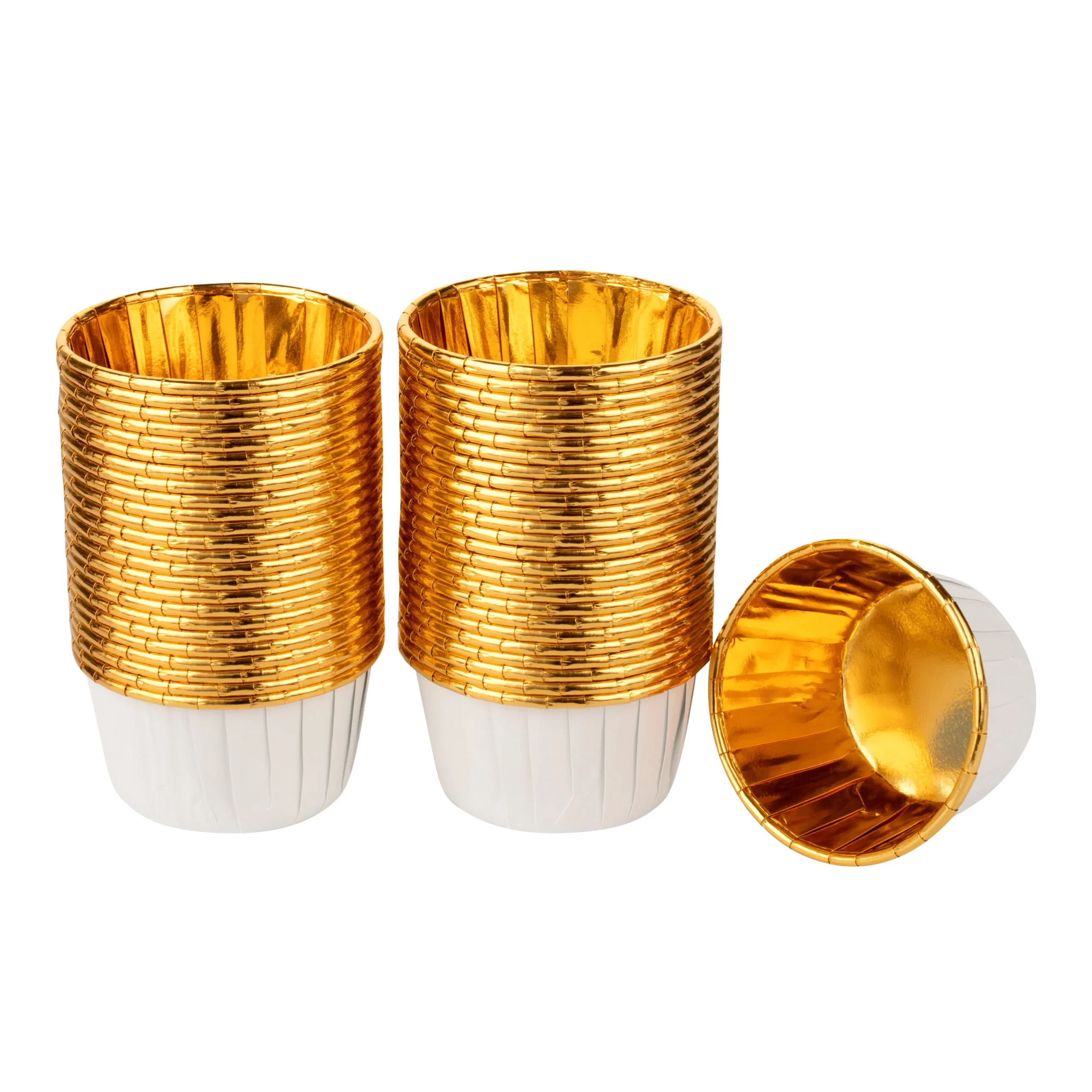 Cups, Baking, 3.50 Ounce, Paper, White, 2.75 x 2.75 x 1.50 Inch,50 - 1 EACH