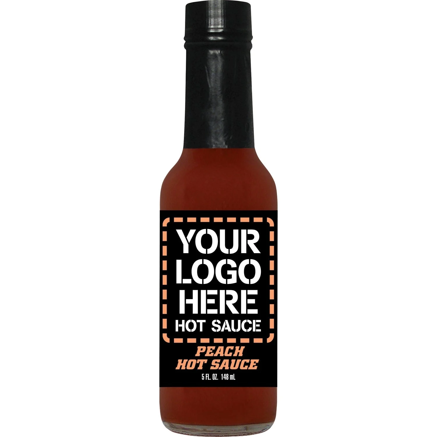 Sauce, Hot, Peach 'n Pepper, Glass,12 - 5 FLUID