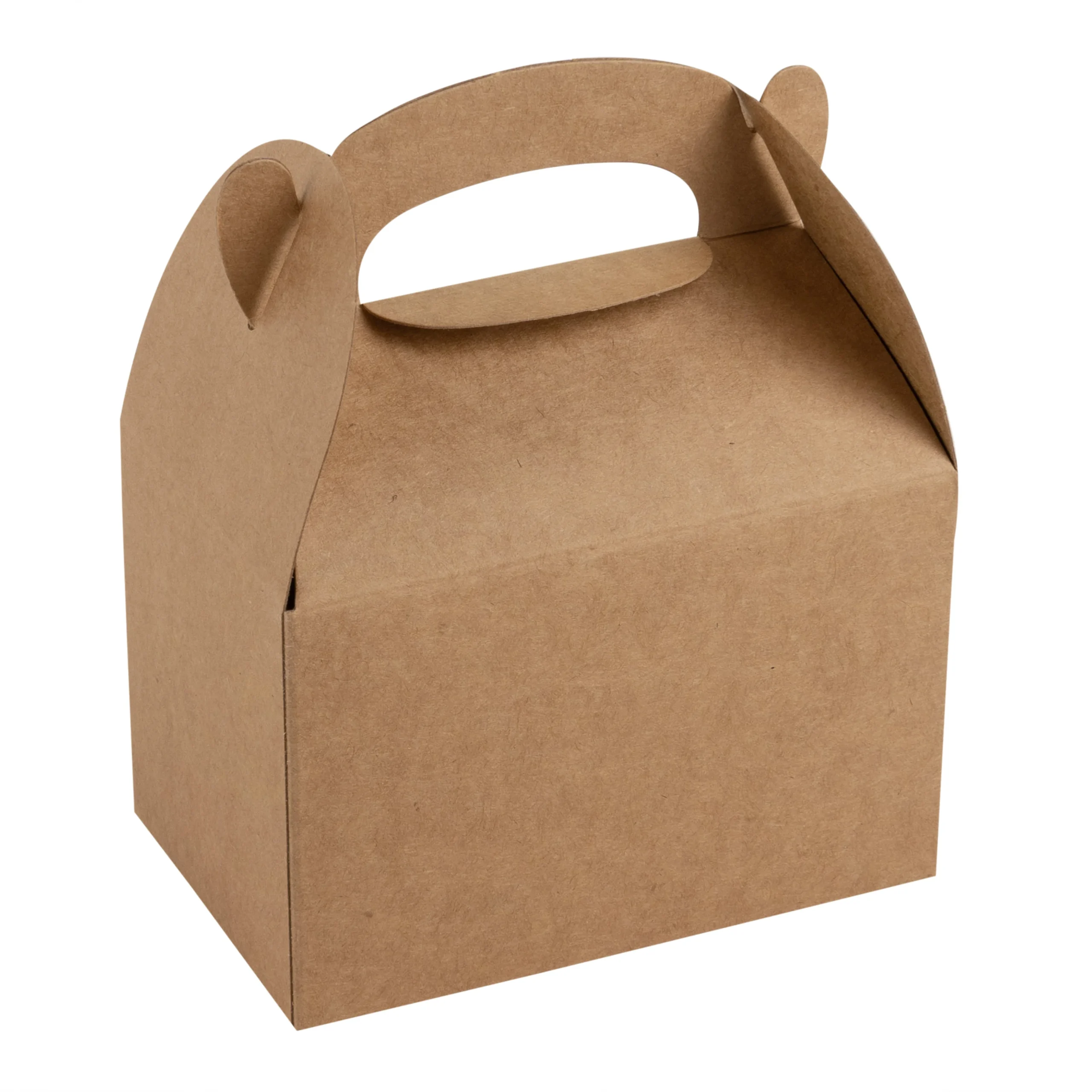 Boxes, Gable & Lunch, Bio Tek 4 x 2.50 x 2.50 Inch, Greaseproof Paper, Kraft,25 - 1 EACH