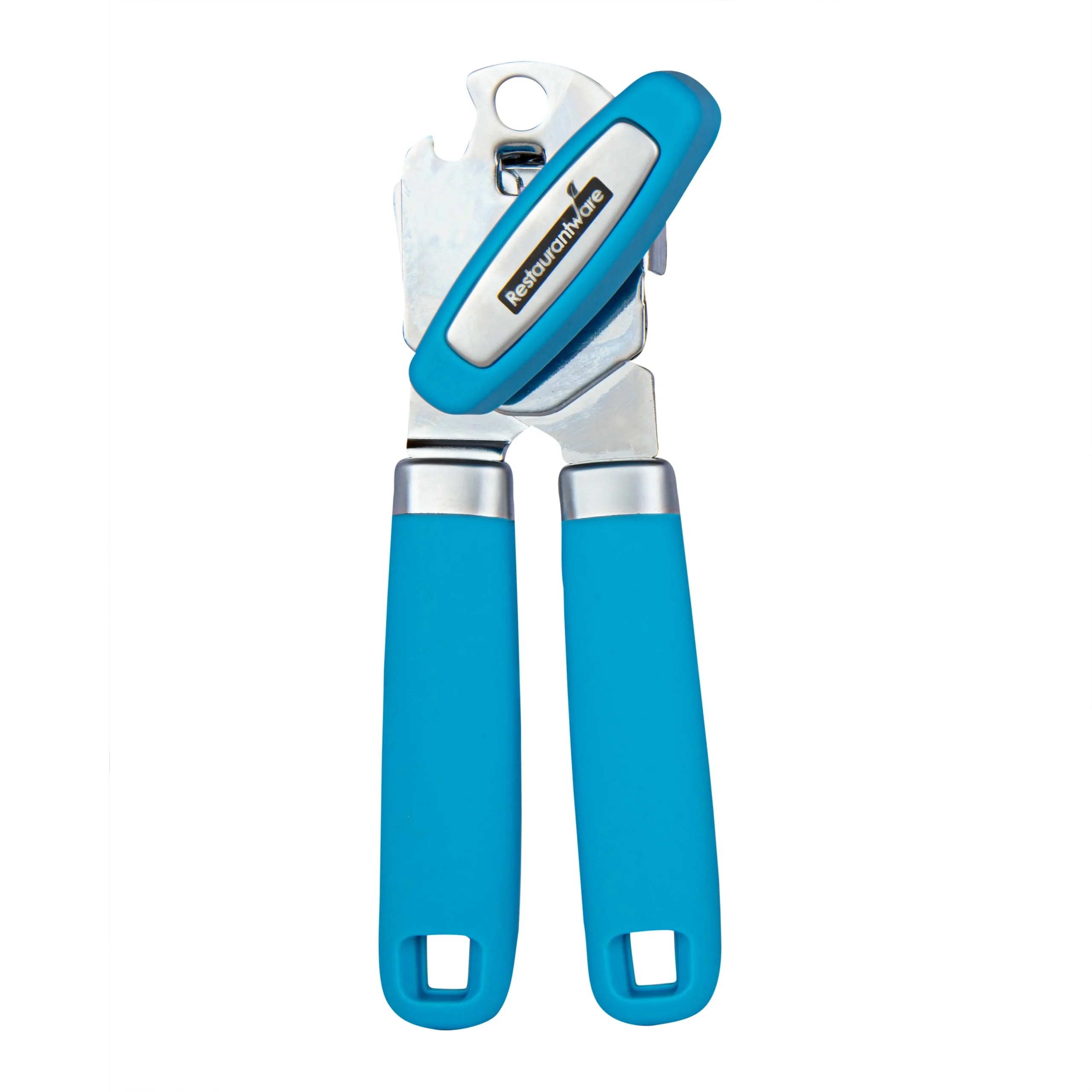 Can Opener, Manual, Comfy Grip, Stainless Steel, Blue, 7.75 x 2 x 2 Inch,1 - 1 EACH
