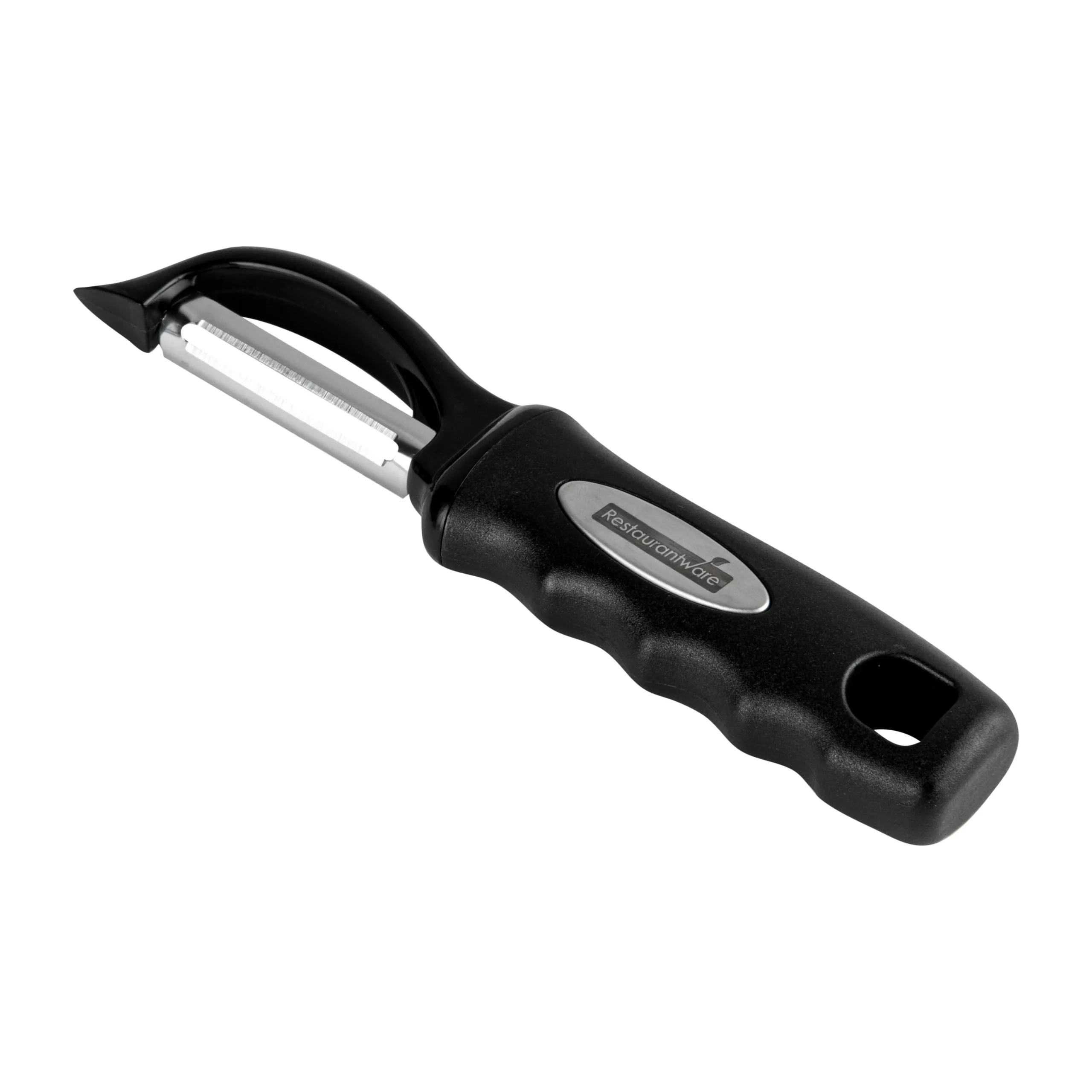 Peeler, Vegetable, Comfy Grip, 7.50 Inch, Stainless Steel, Black,1 - 1 EACH