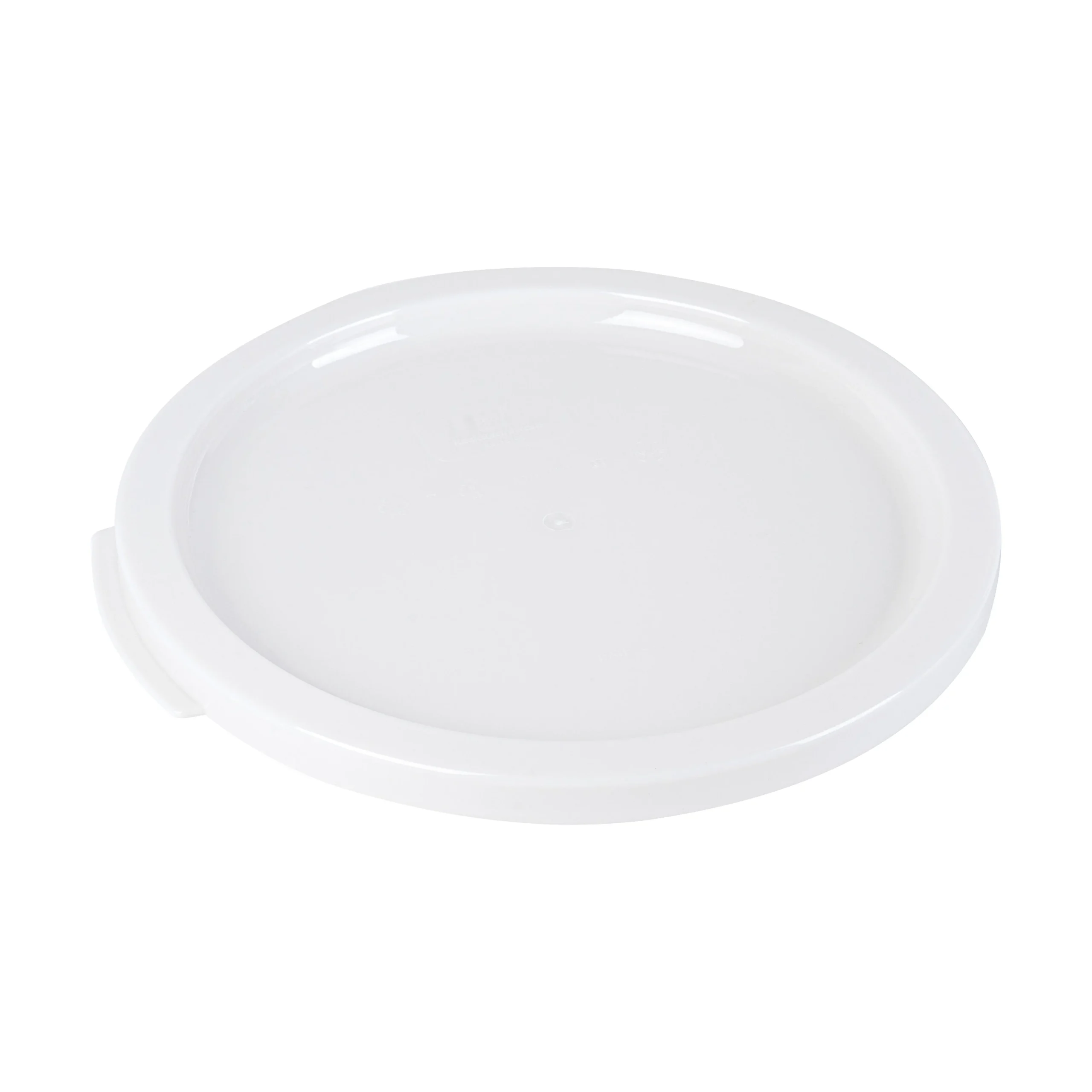 Lid, Met Lux, White, Plastic, Round, for 12/18/22 Quart Food Storage Conta,1 - 1 EACH