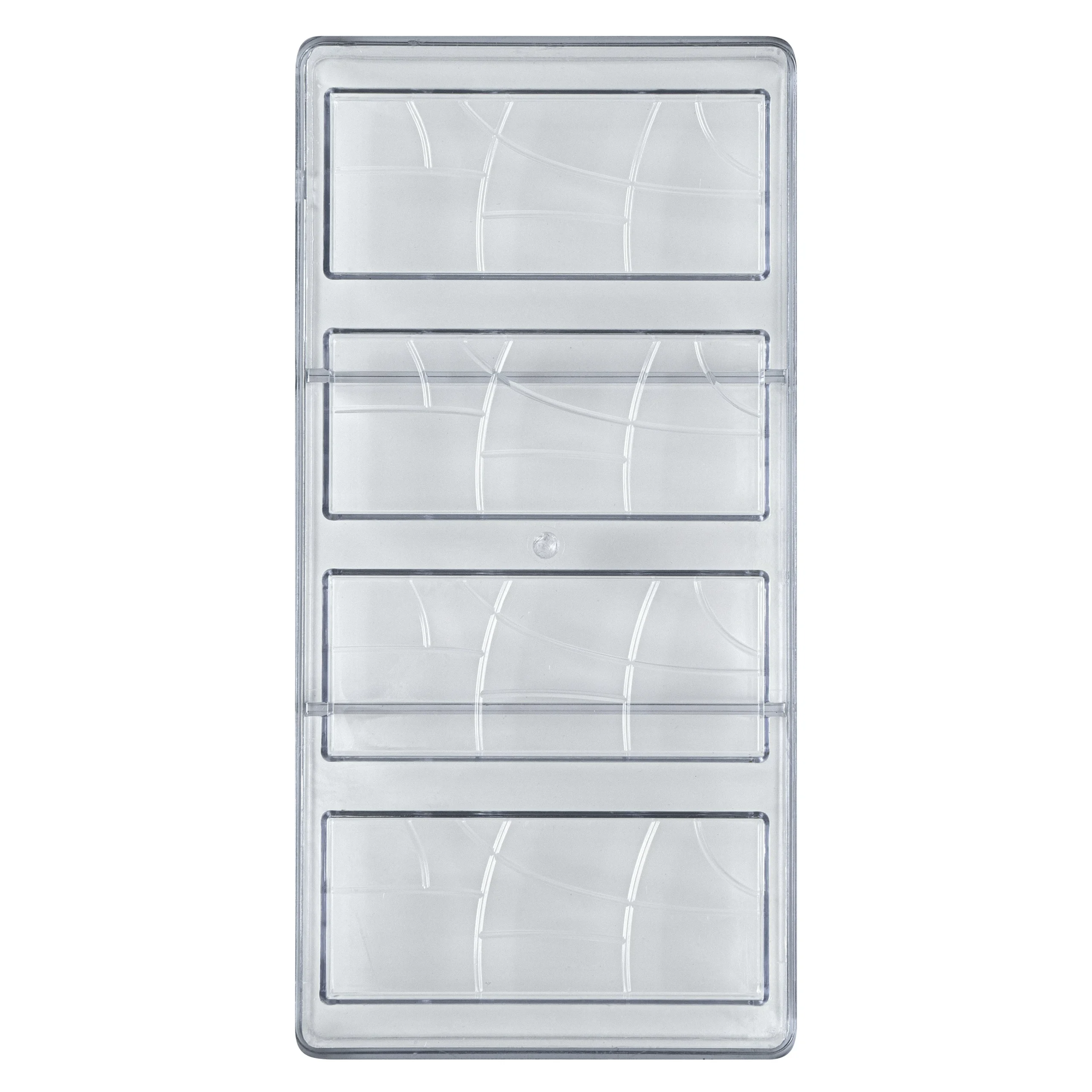 Molds, Chocolate Bar, Pastry Tek 4-Compartment, Polycarbonate,1 - 1 EACH