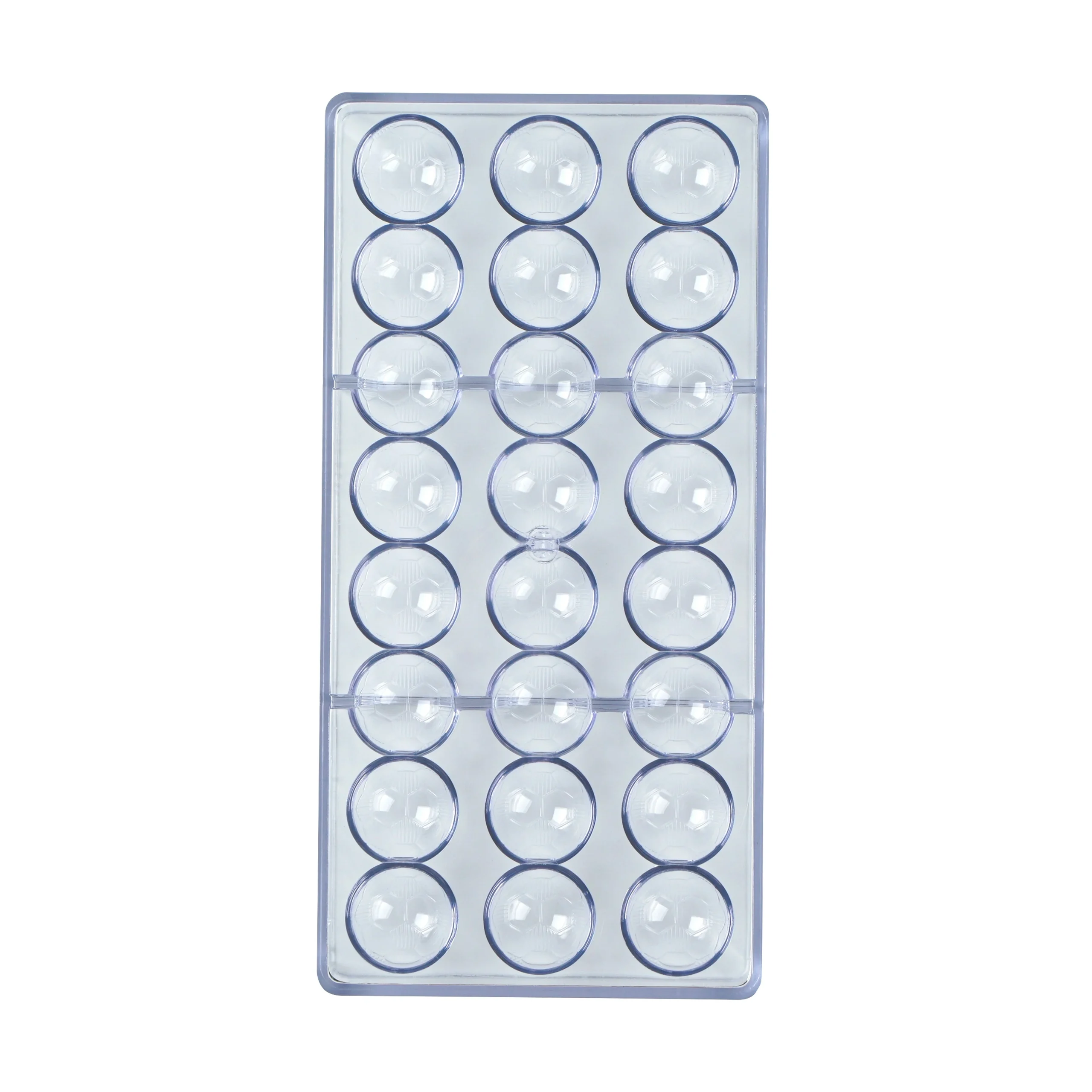Molds, Candy & Chocolate, Pastry Tek 24-Compartment, Soccer Ball, Polycarbonate,1 - 1 EACH