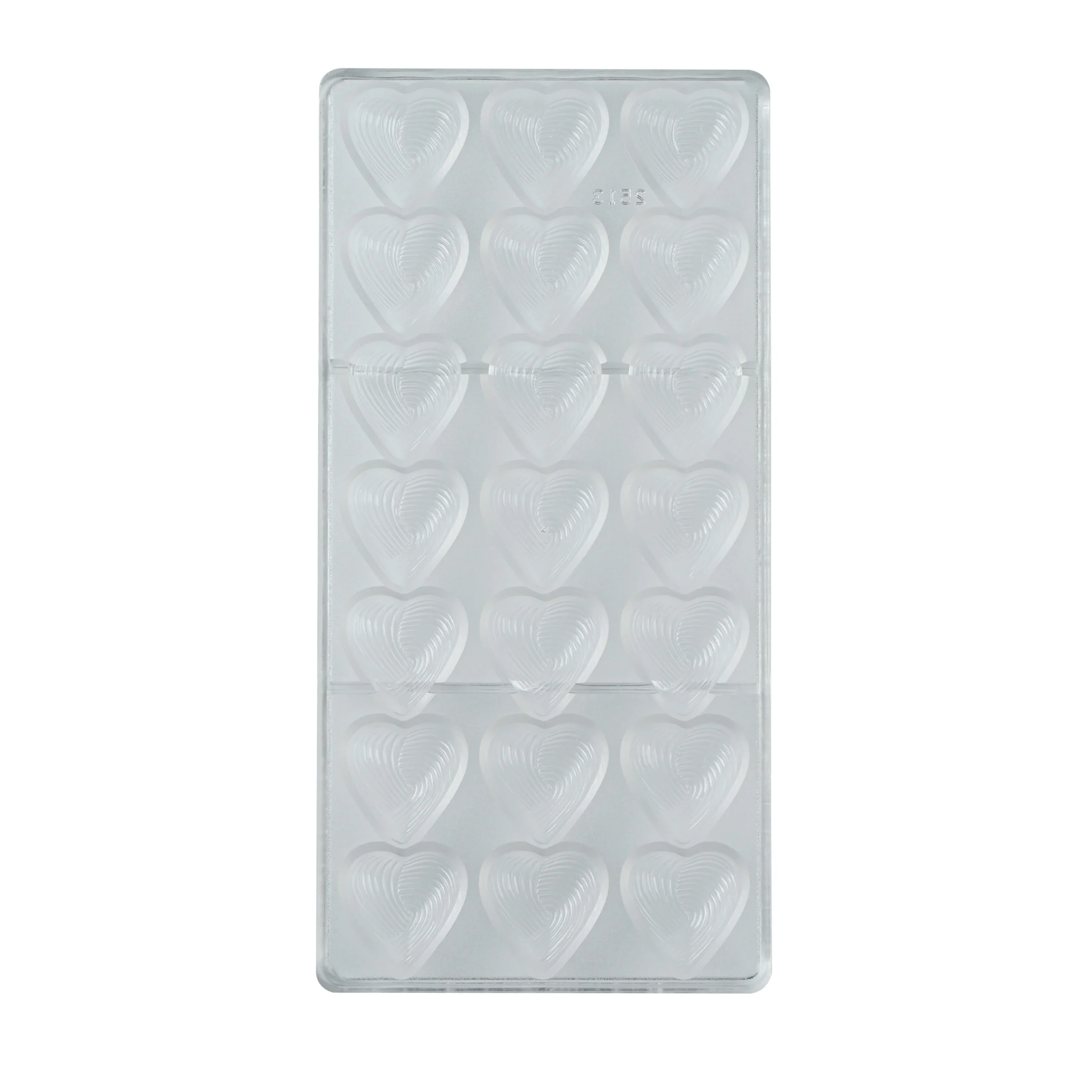 Molds, Candy & Chocolate, Pastry Tek 21-Compartment, Thread Heart, Polycarbonate,1 - 1 EACH