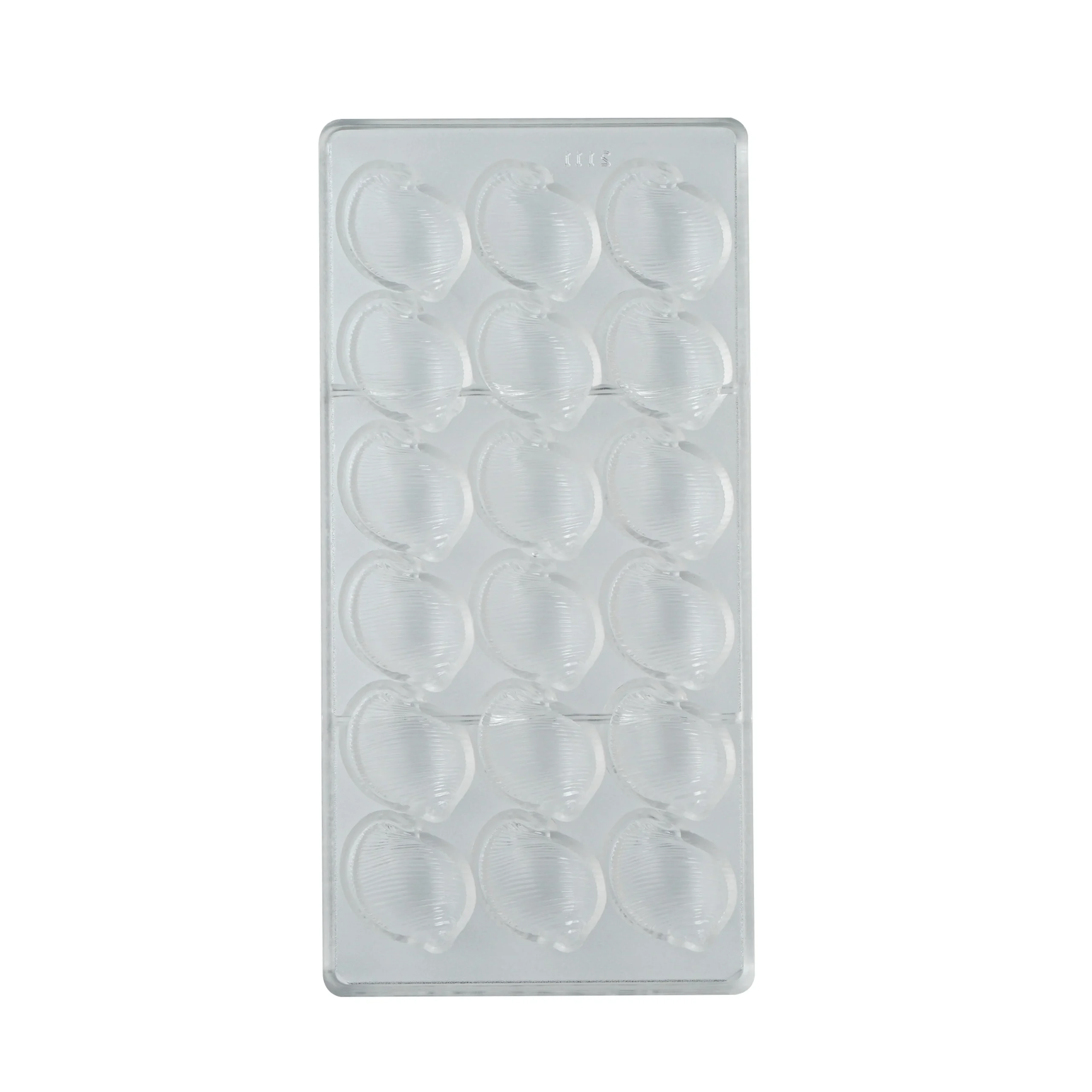 Molds, Candy & Chocolate, Pastry Tek 18-Compartment, Sea Shell, Polycarbonate,10 - 1 EACH