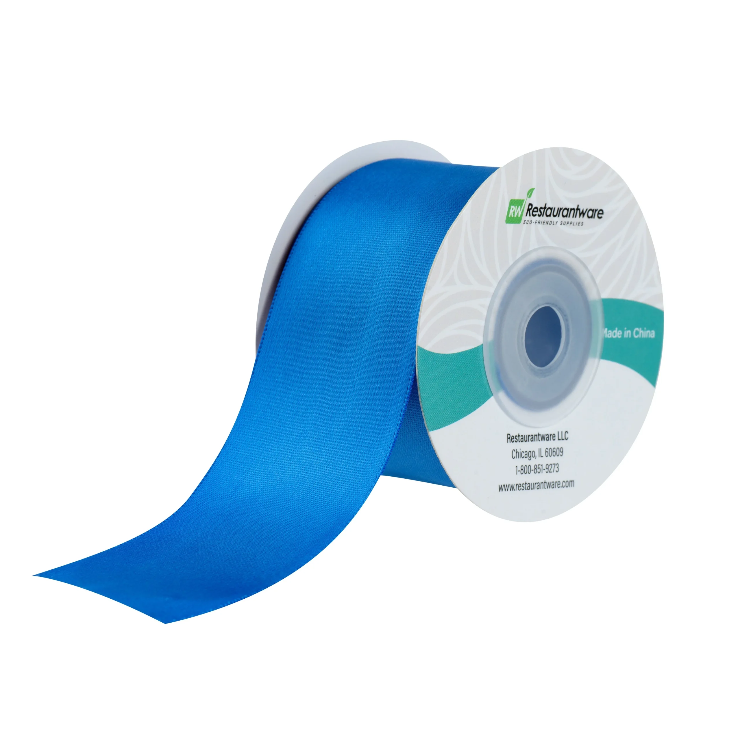Ribbons, Satin, Gift Tek 1.50 Inch, Single-Face, Royal Blue, Polyester, 10 Yard,1 - 30 FOOT