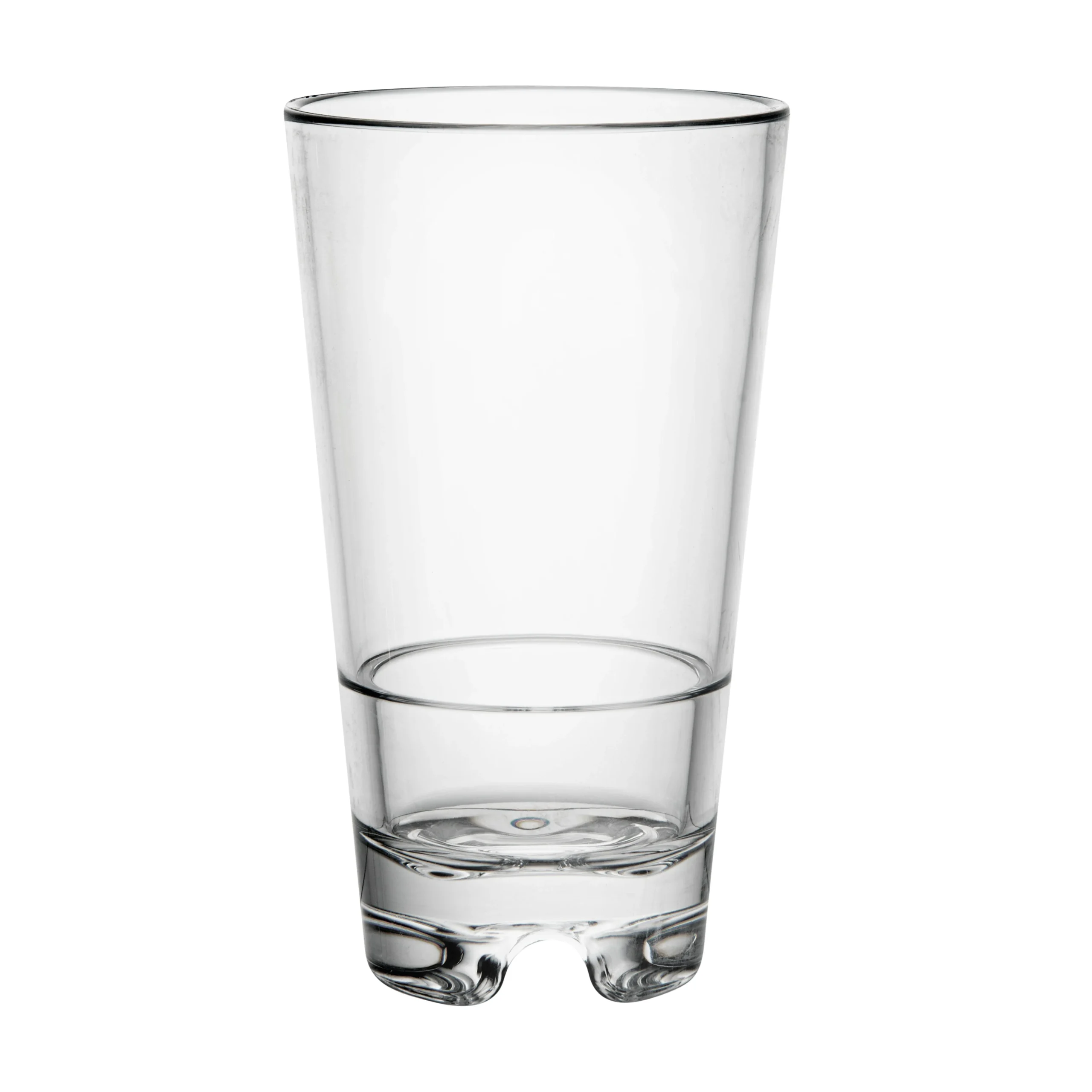 Glasses, Plastic Highball, Bev Tek, 18 Ounce, Polycarbonate, Stackable, 3.50 x 3.50 x 6.25 Inch,6 - 1 EACH