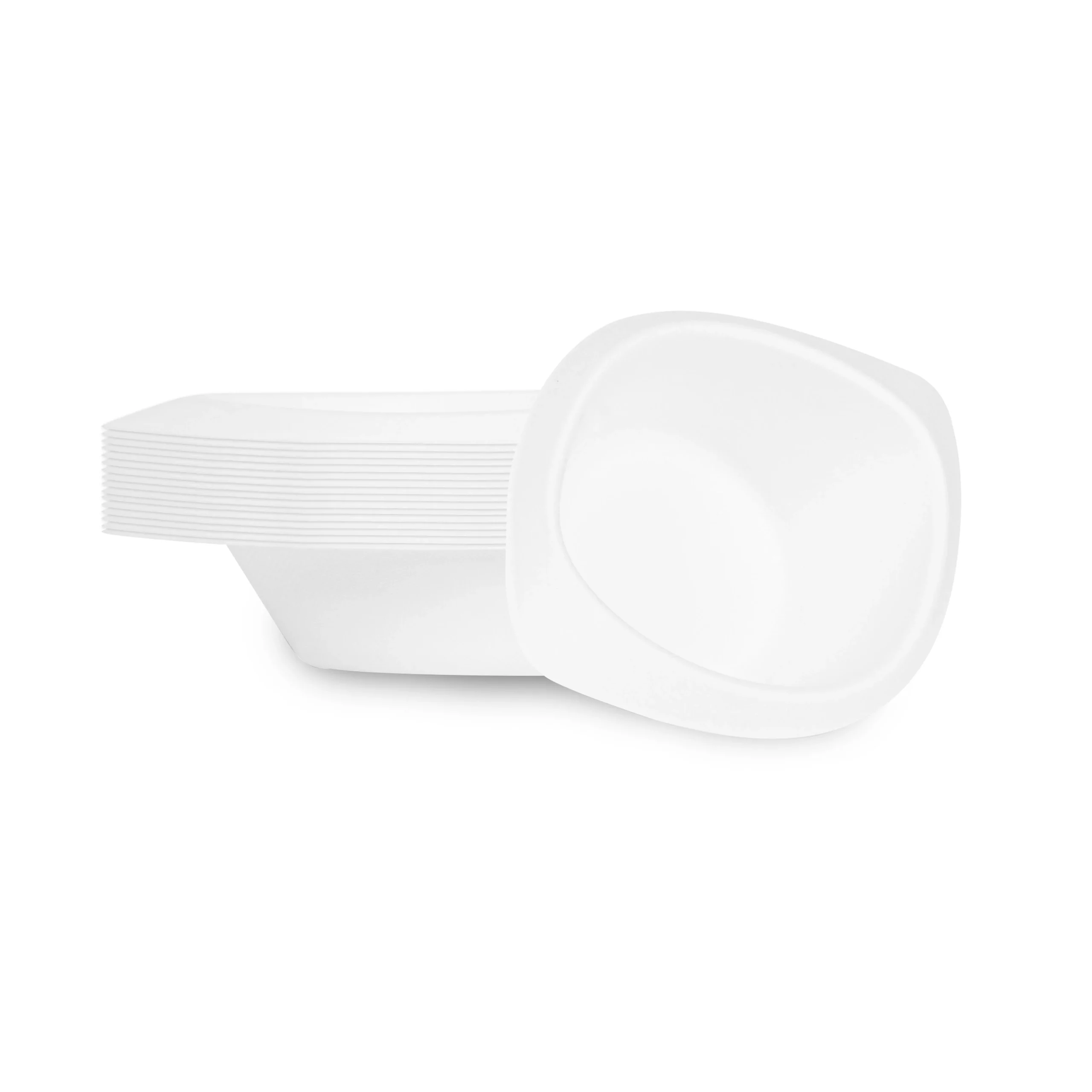 Bowls, Pulp Safe 12 Ounce, Sugarcane & Bagasse, White, 8.50 x 5.75 x 2.25 Inch,25 - 1 EACH