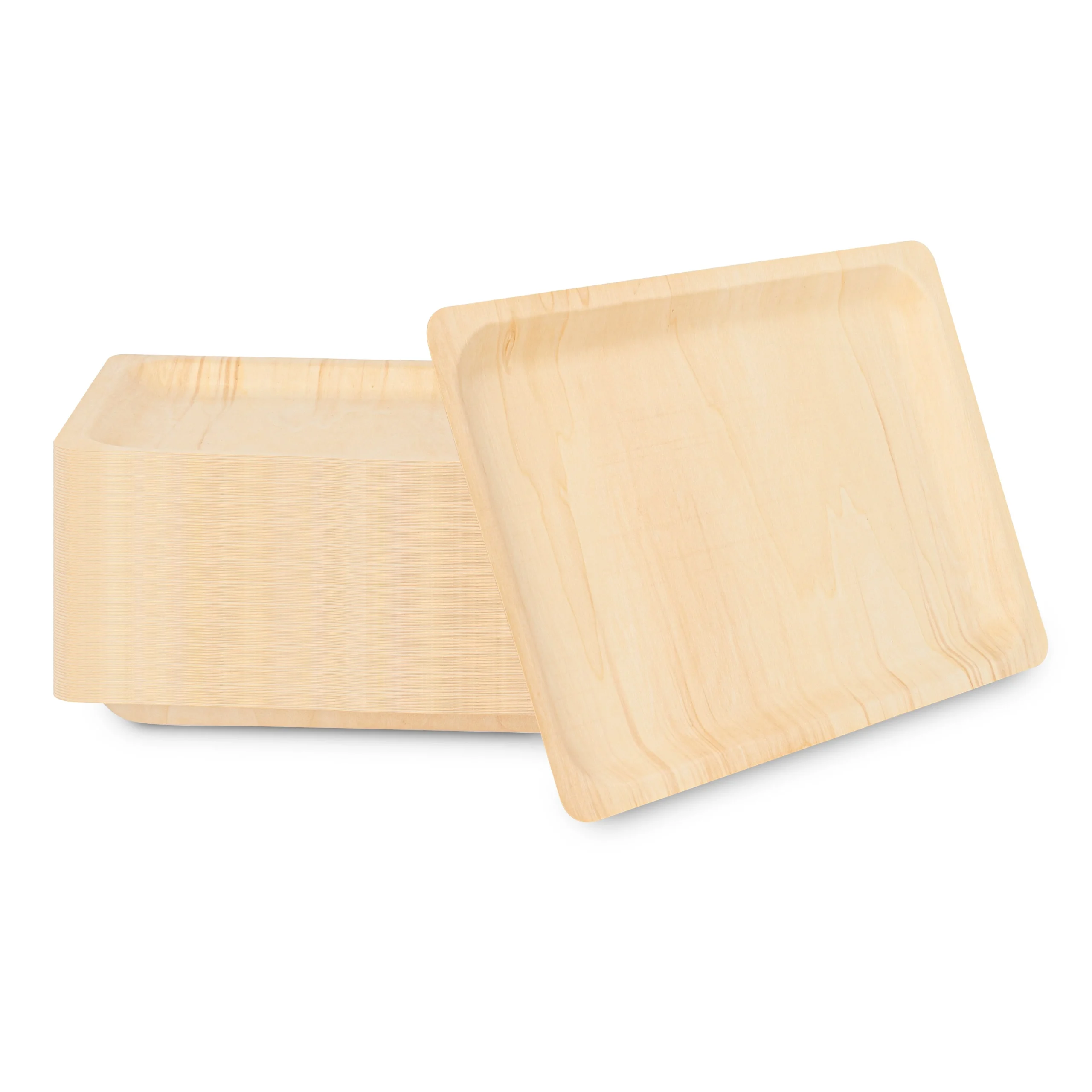 Plates, Taipei 14.25 x 9.75 x 0.75 Inch, Poplar Wood, Natural, Rectangular,50 - 1 EACH