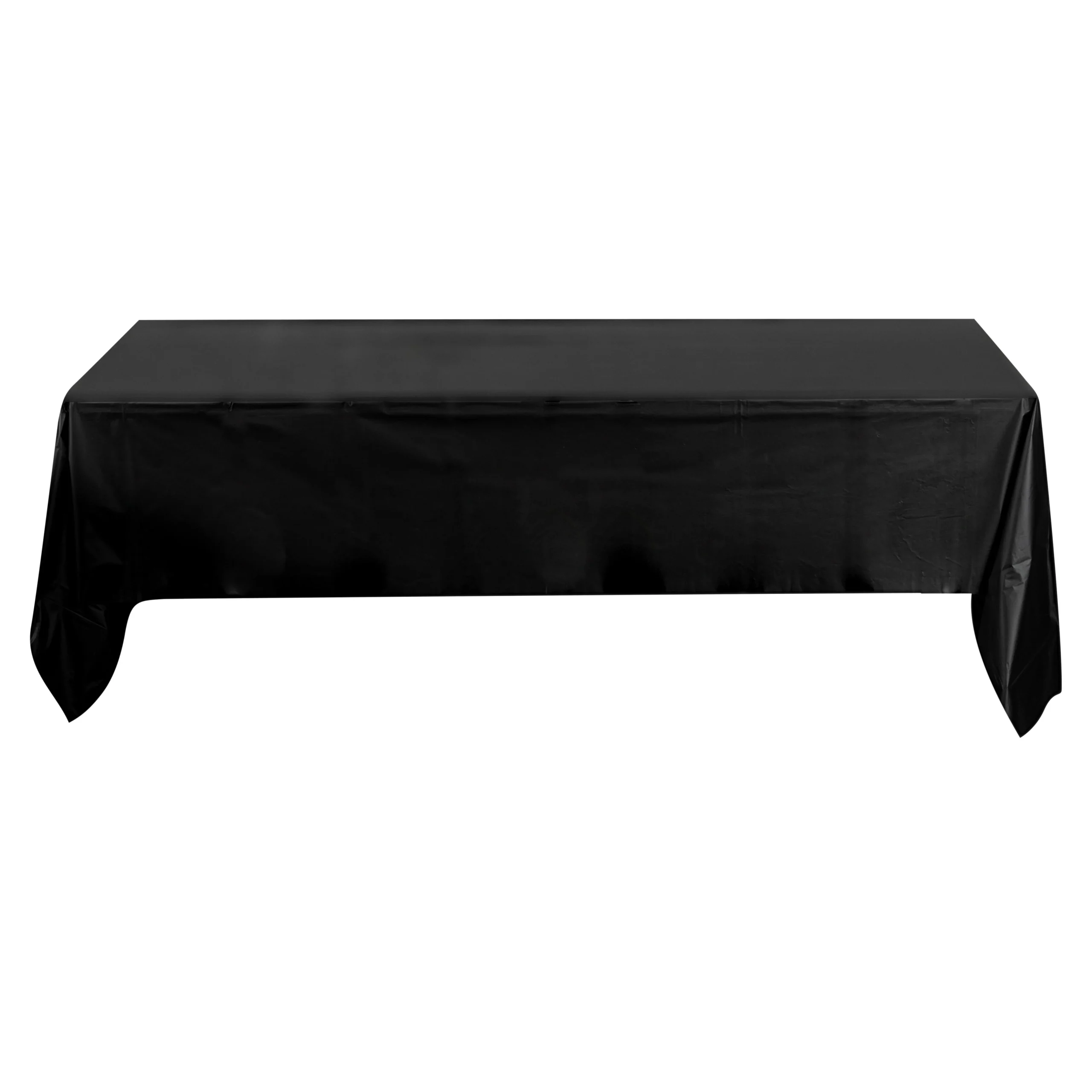 Covers, Table, Table Tek 108 x 54 Inch, Plastic, Black, Rectangular,10 - 2 COUNT